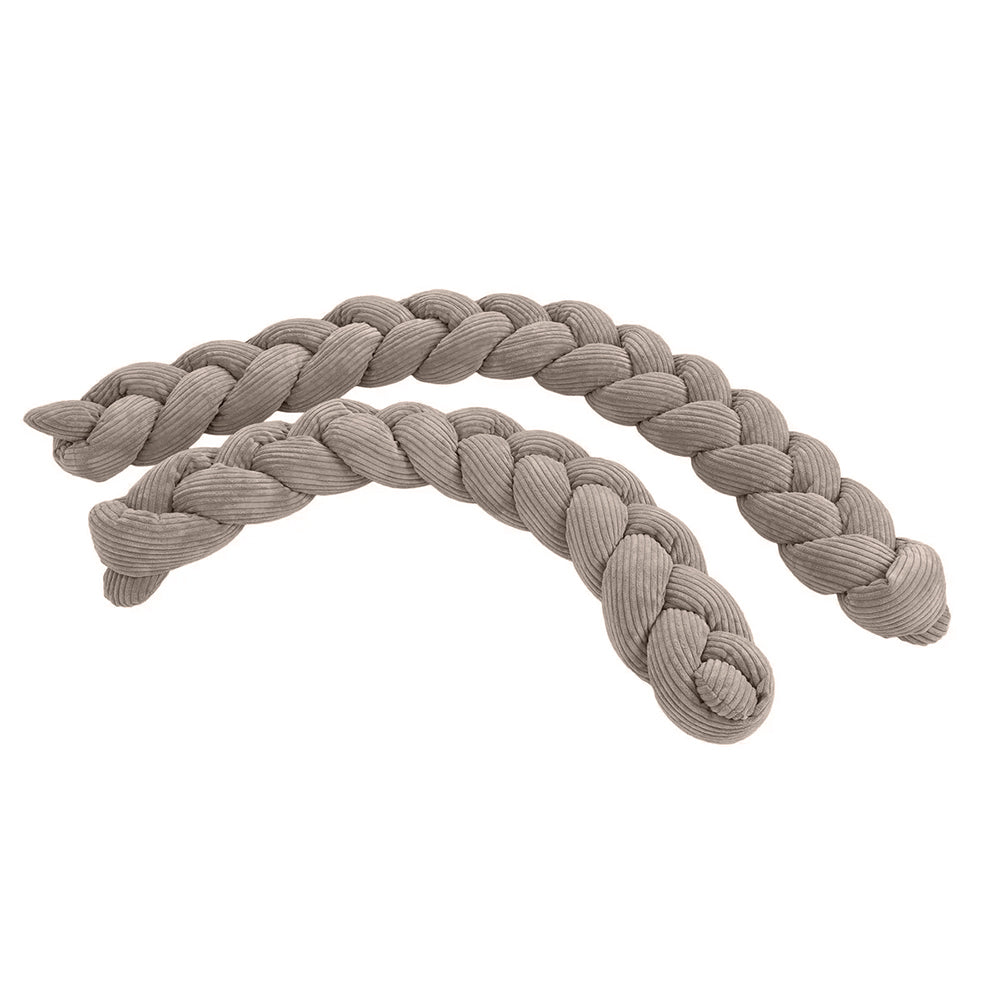 Design4Kids geflochtene Bettschlange Jewel aus Cord-Stoff (1,50 - 3,00 m)