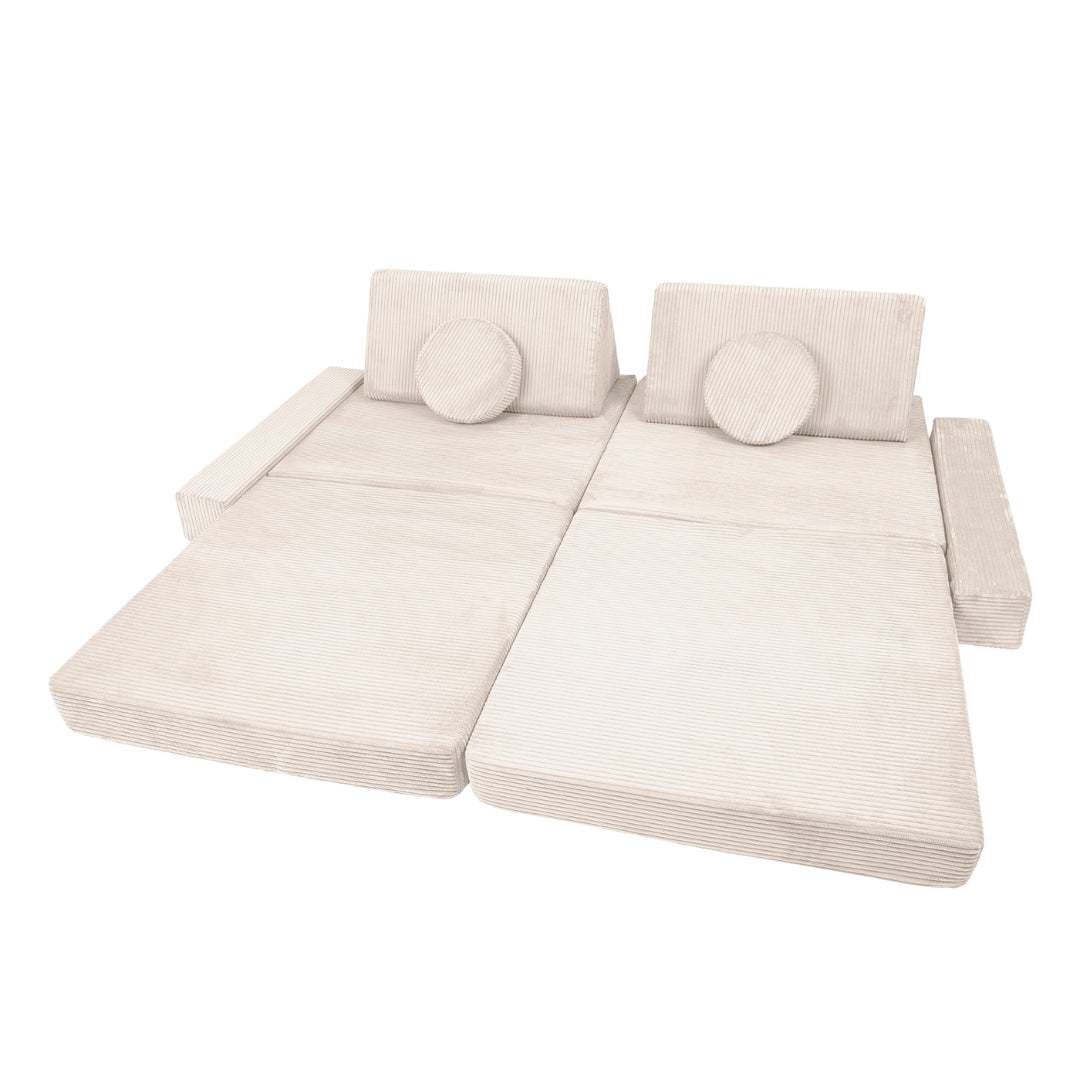 Design4Kids XXL Spielsofa Cord Grande - vanilla beige