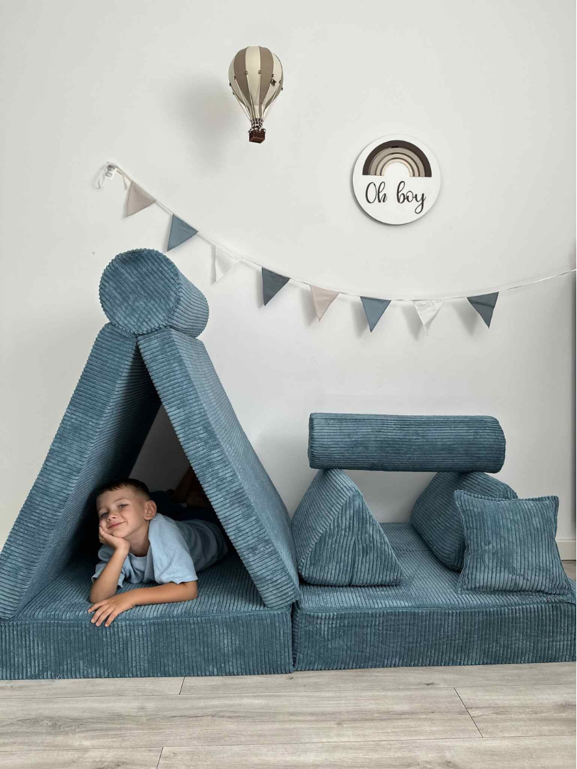 Design4Kids XL Spielsofa Cord Puero