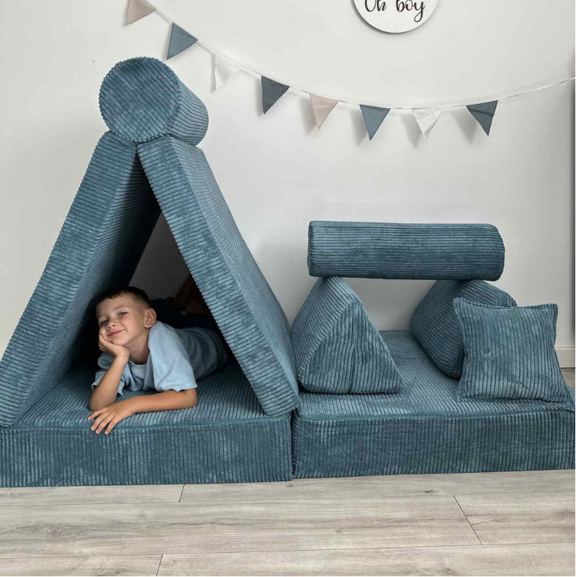 Design4Kids XL Spielsofa Cord Puero