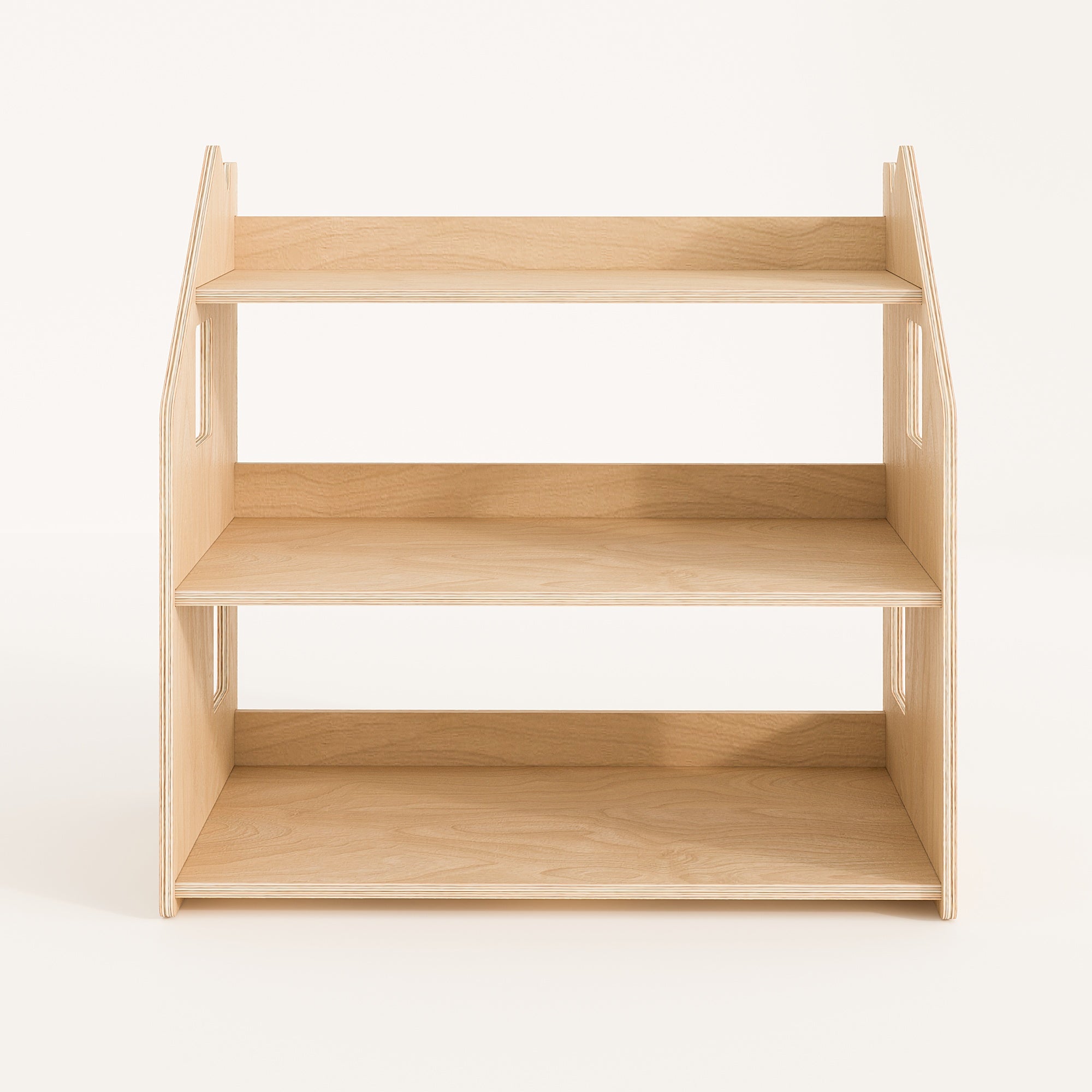 Design4Kids Montessori Spielzeugregal für Kinder – Natur