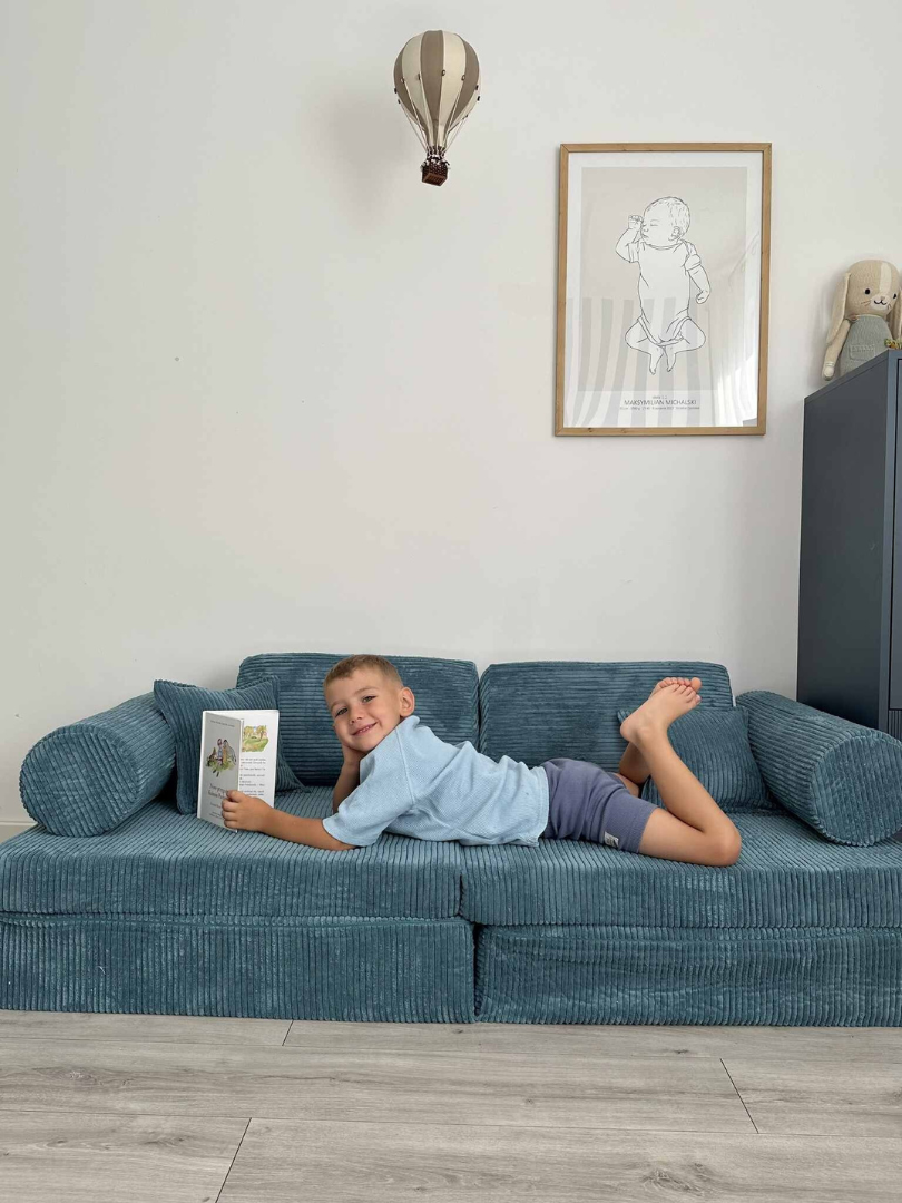 Design4Kids XL Spielsofa Cord Puero