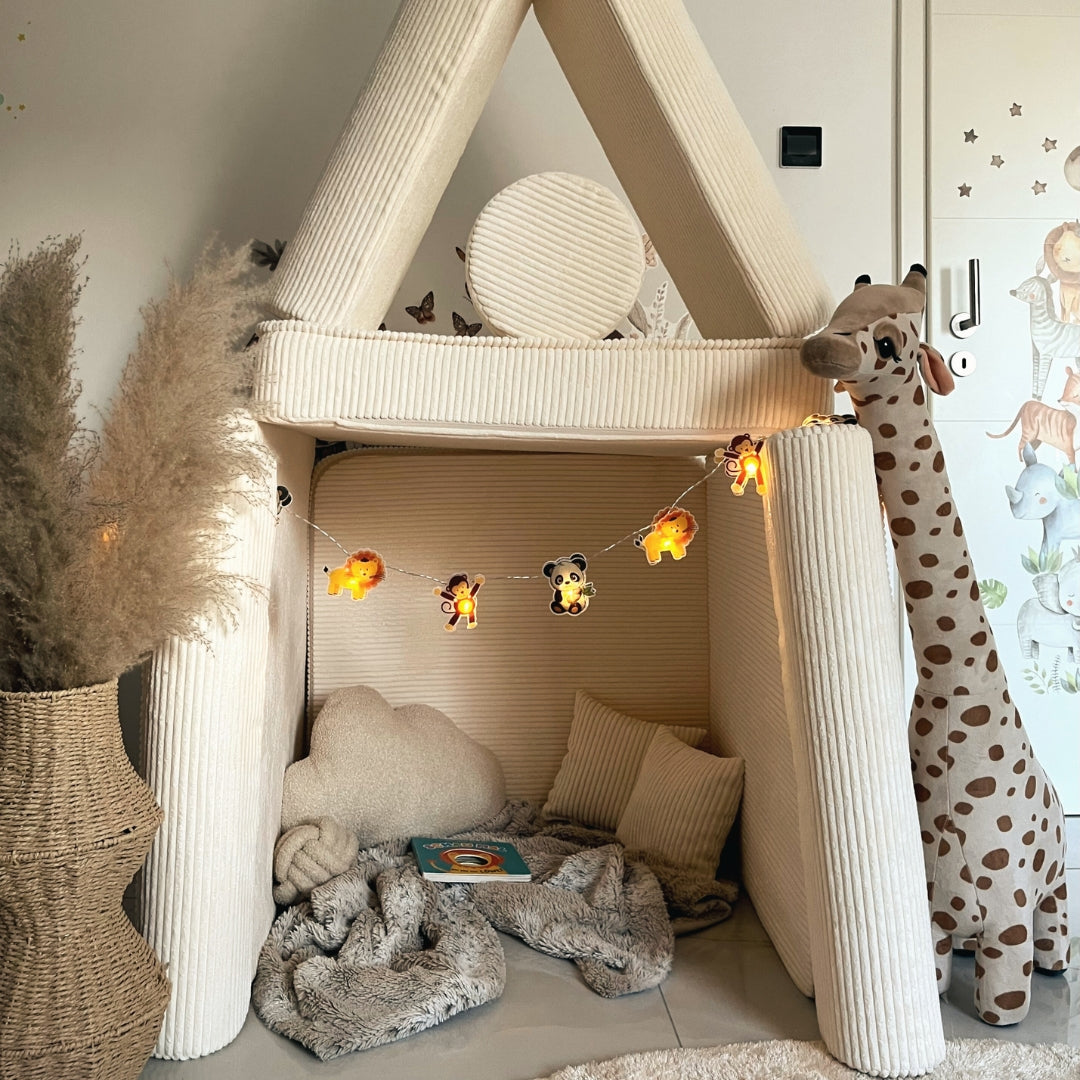 Design4Kids Spielsofa Jewel Cord - almond beige