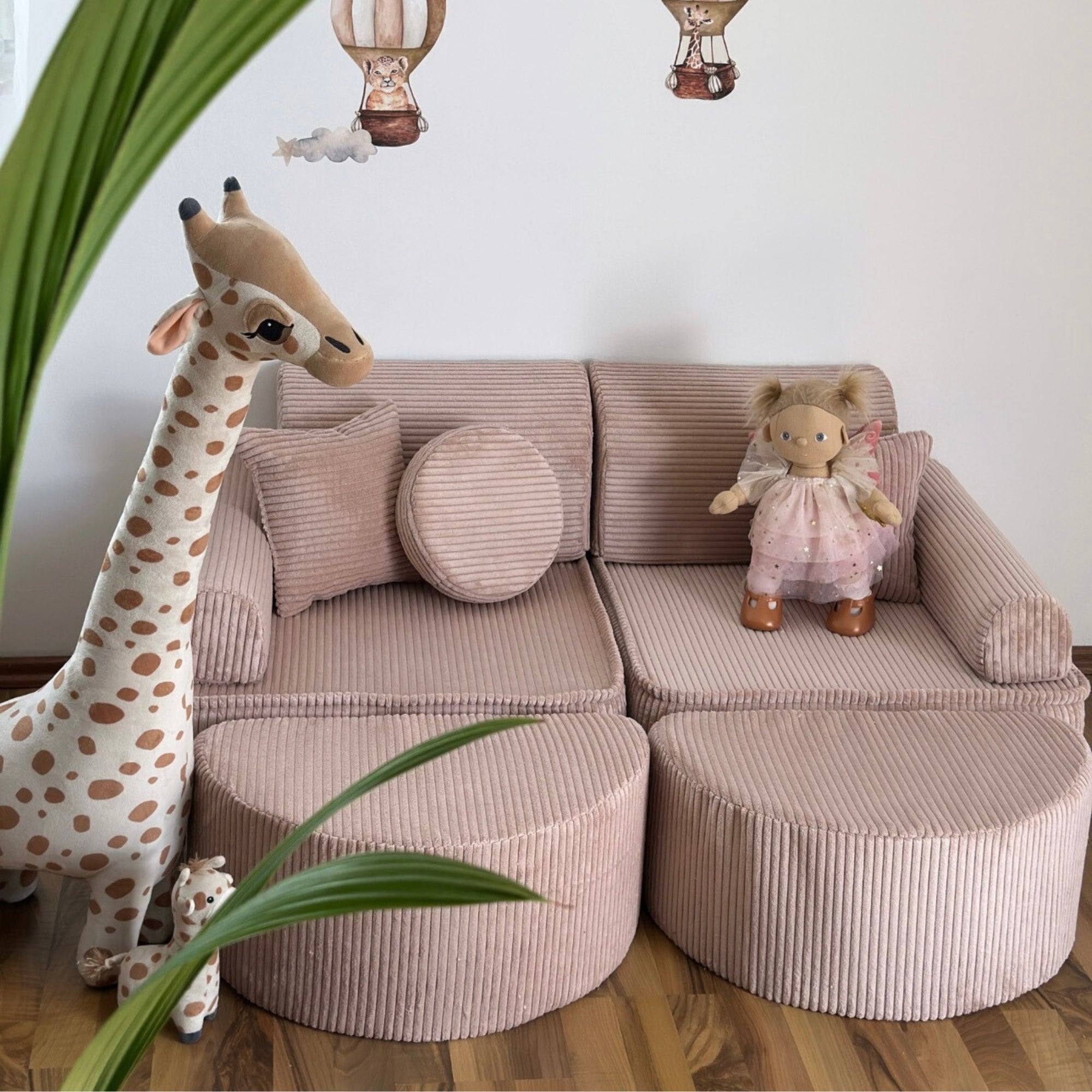 Design4Kids Mini Spielsofa Jewel Cord Max