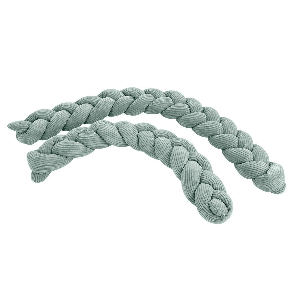 Design4Kids geflochtene Bettschlange Jewel aus Cord-Stoff (1,50 - 3,00 m)