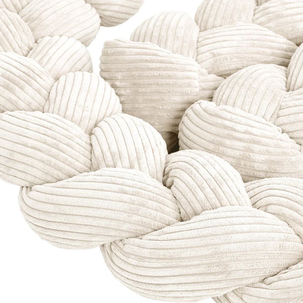 Design4Kids geflochtene Bettschlange Jewel aus Cord-Stoff (1,50 - 3,00 m)