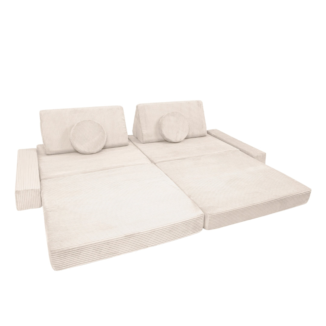 Design4Kids XXL Spielsofa Cord Grande - vanilla beige