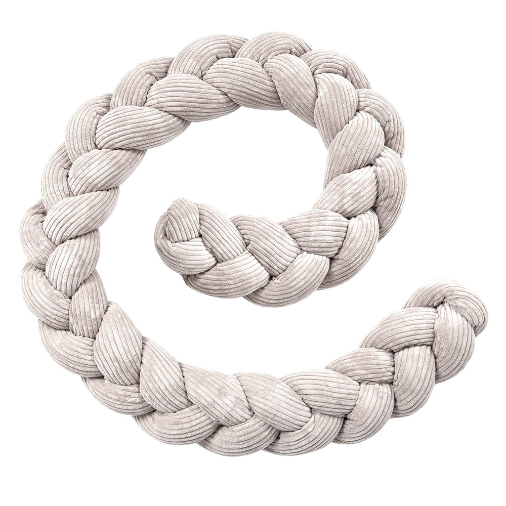 Design4Kids geflochtene Bettschlange Jewel aus Cord-Stoff (1,50 - 3,00 m)
