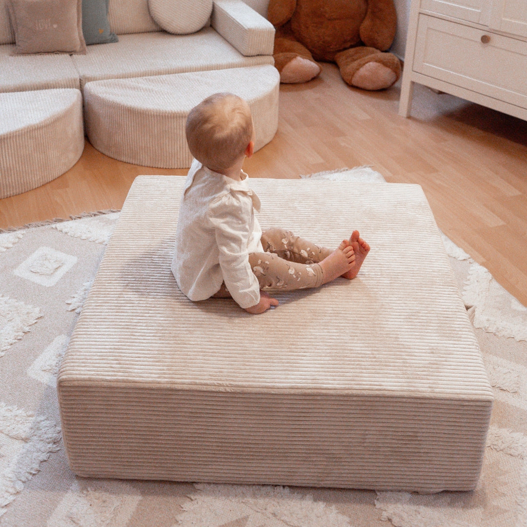 Design4Kids XXL Hüpfpolster Cord Grande - 86x86 cm