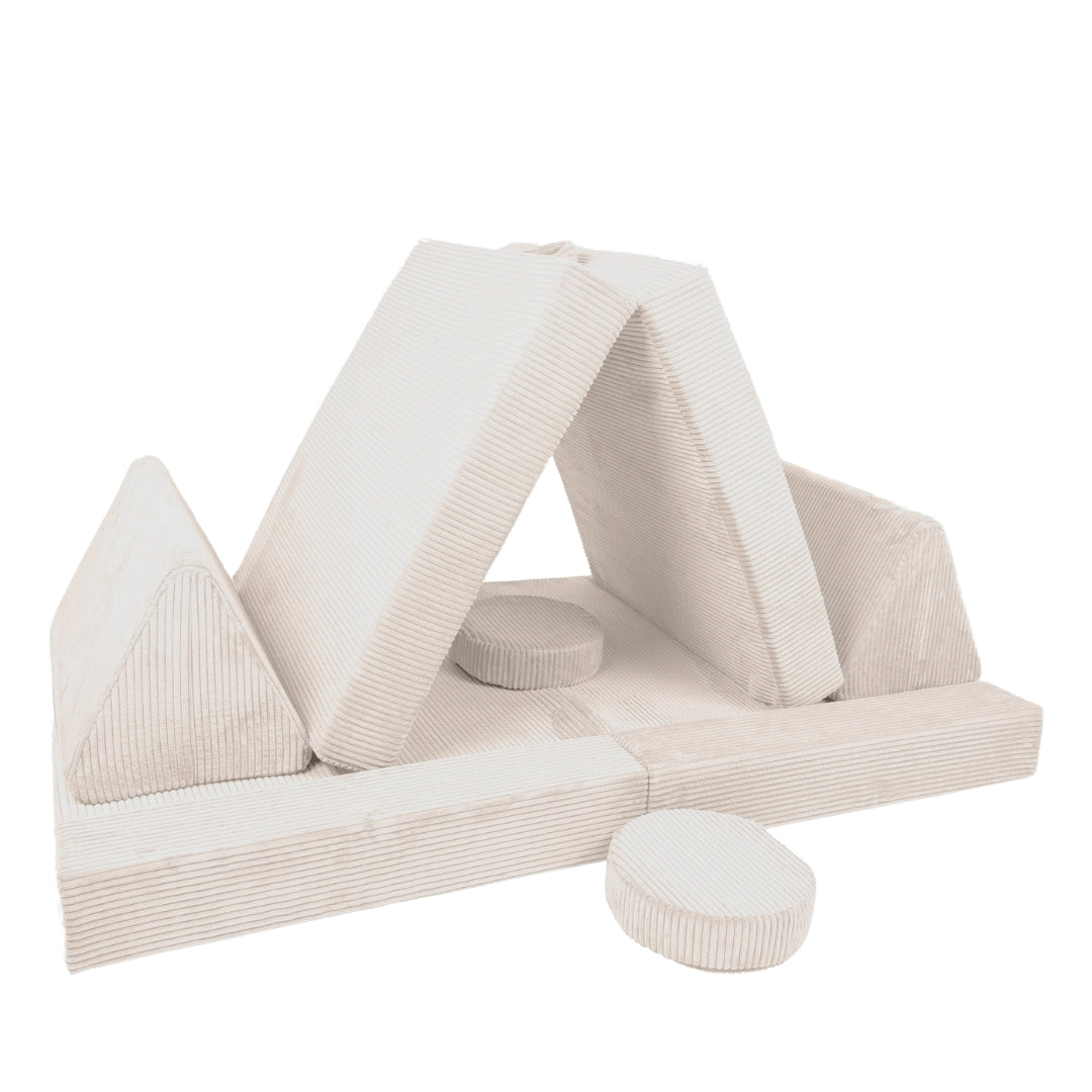 Design4Kids XXL Spielsofa Cord Grande - vanilla beige