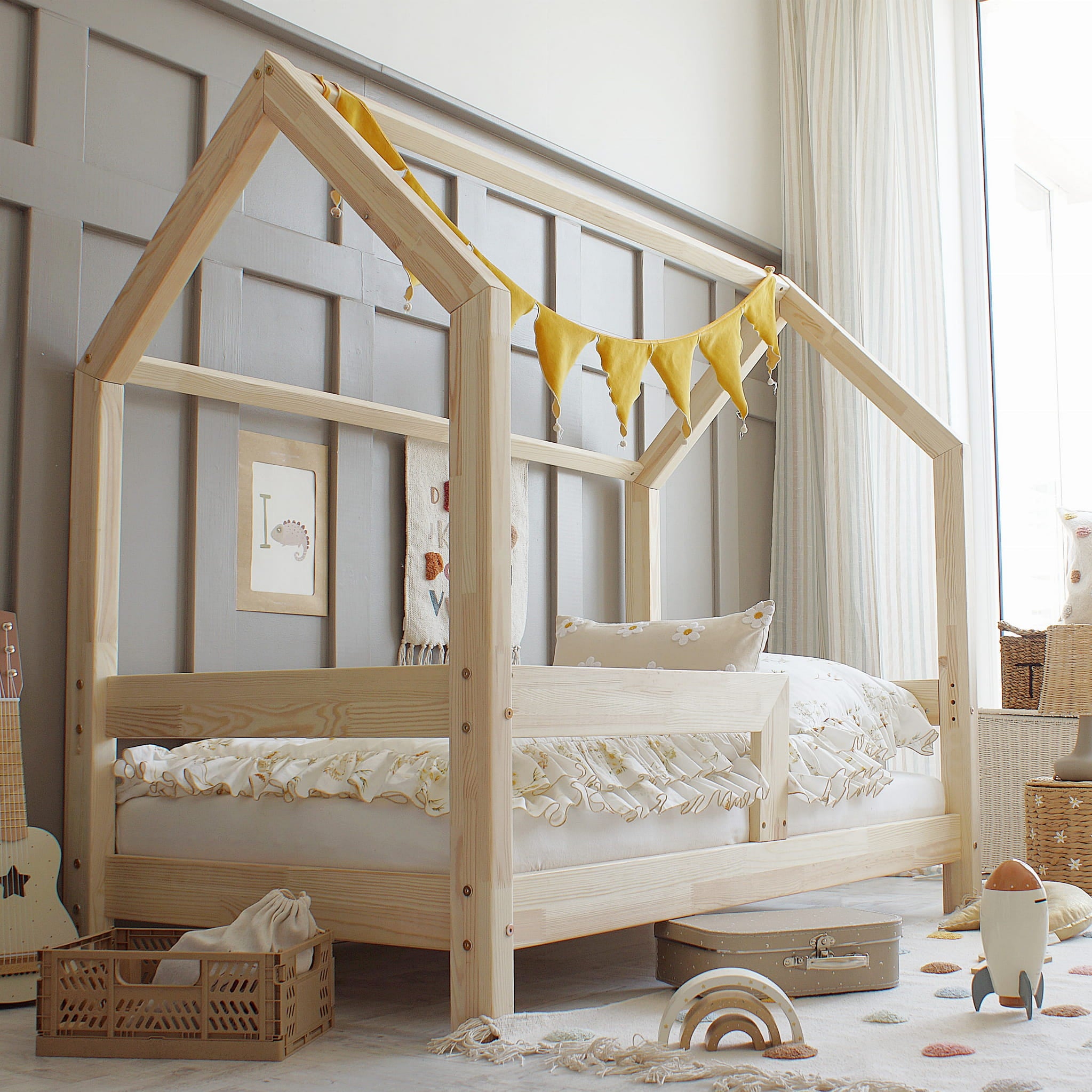 Design4kids Hausbett Fiore Komfort I