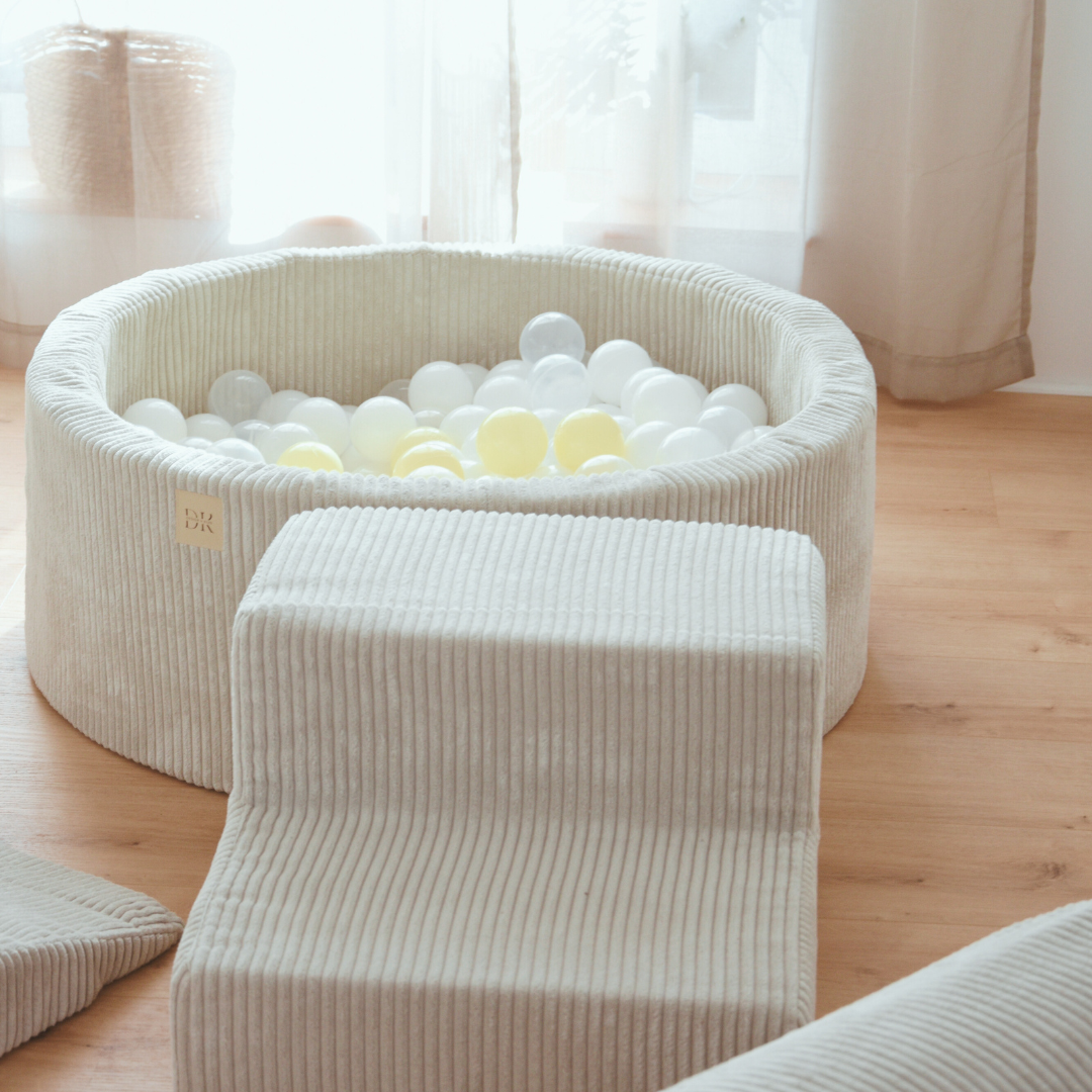 Design4Kids Schaumspielset Jewel Cord mit Bällebad, 200 Bälle - eigene Farbauswahl