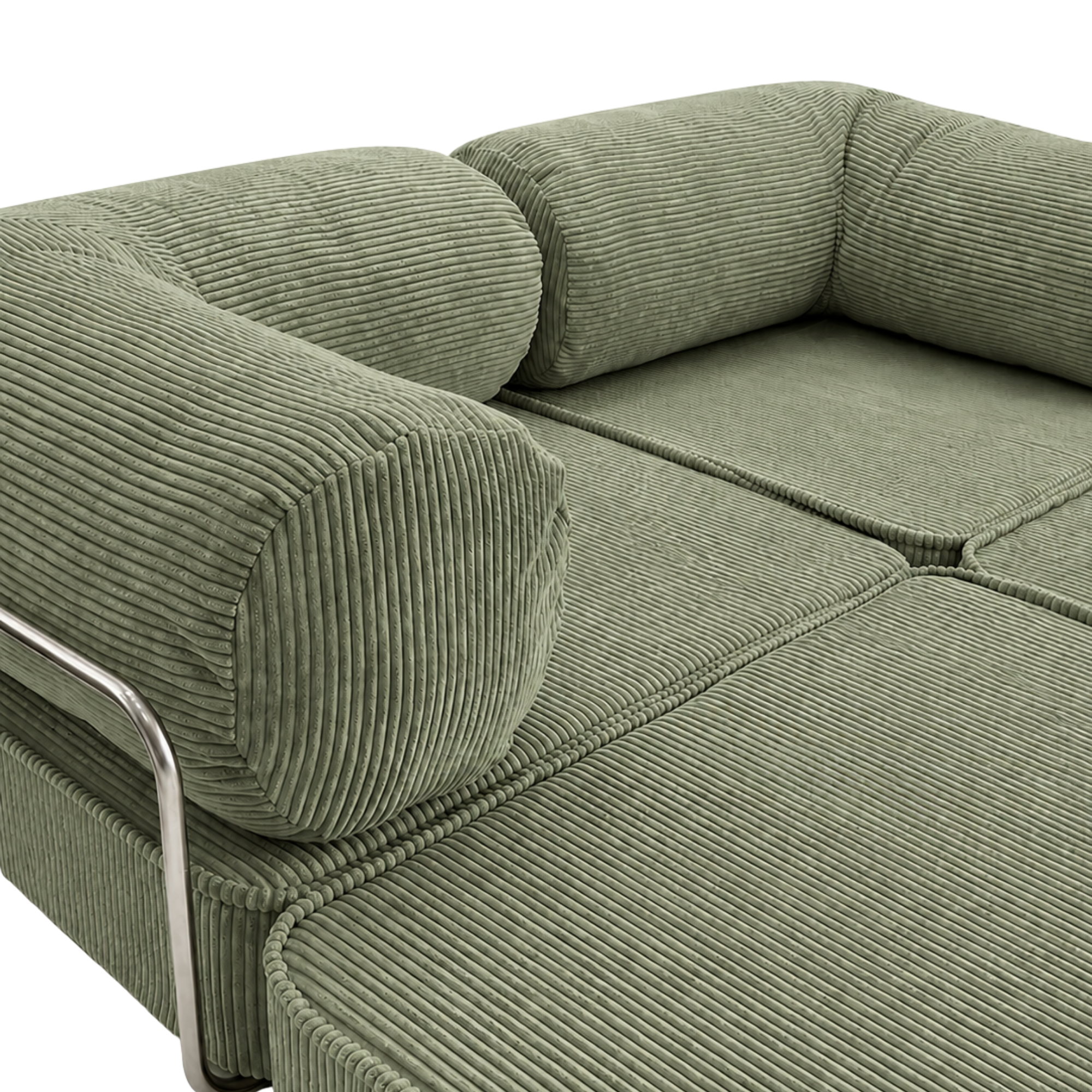 Design4Kids Family Sofa Duo 2-Sitzer Jewel Cord 200