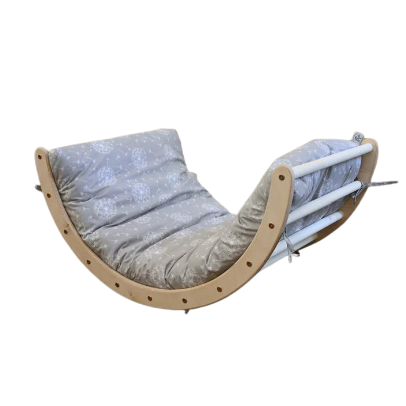 Design4Kids Montessori Kletterset Tarsier - Pikler-Kletterdreieck mit Rutsche und Kletterbogen