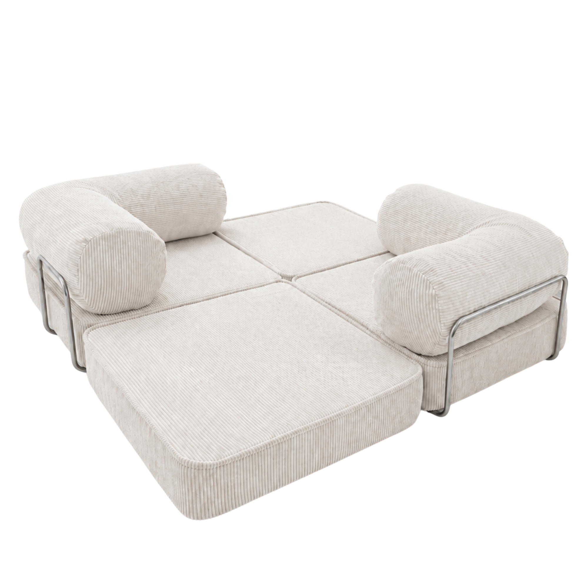 Design4Kids Family Sofa Duo 2-Sitzer Jewel Cord 200