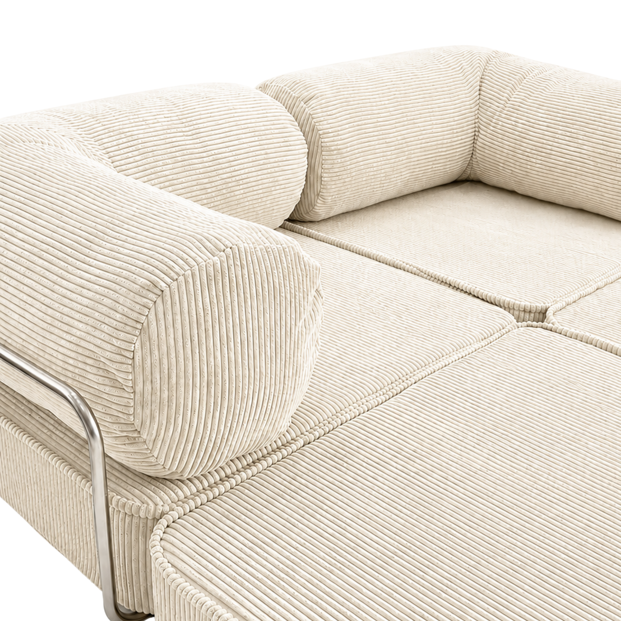 Design4Kids Family Sofa Duo 2-Sitzer Jewel Cord 200