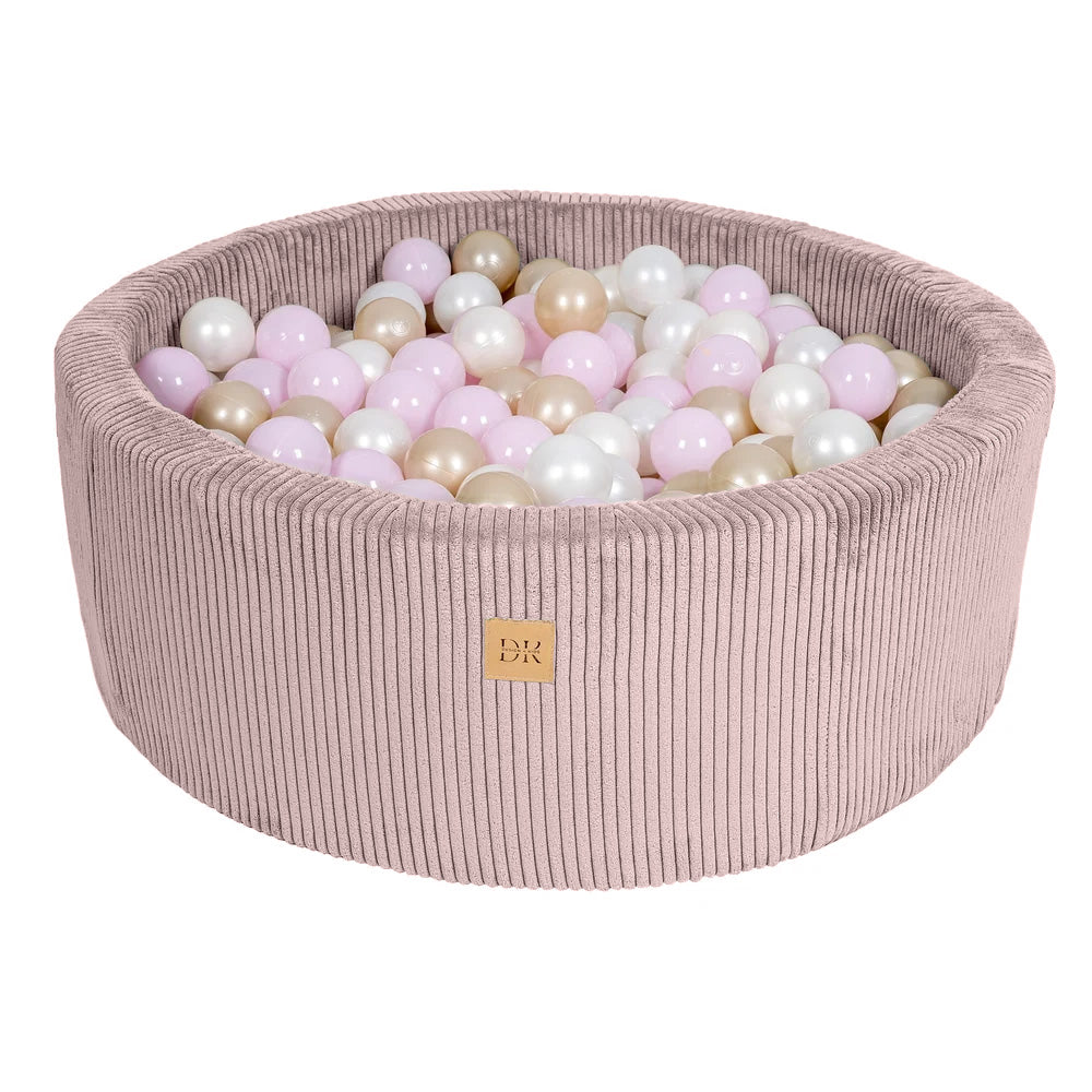 Design4Kids Bällebad Jewel 90x30cm Cord, 200 Bälle - eigene Farbauswahl