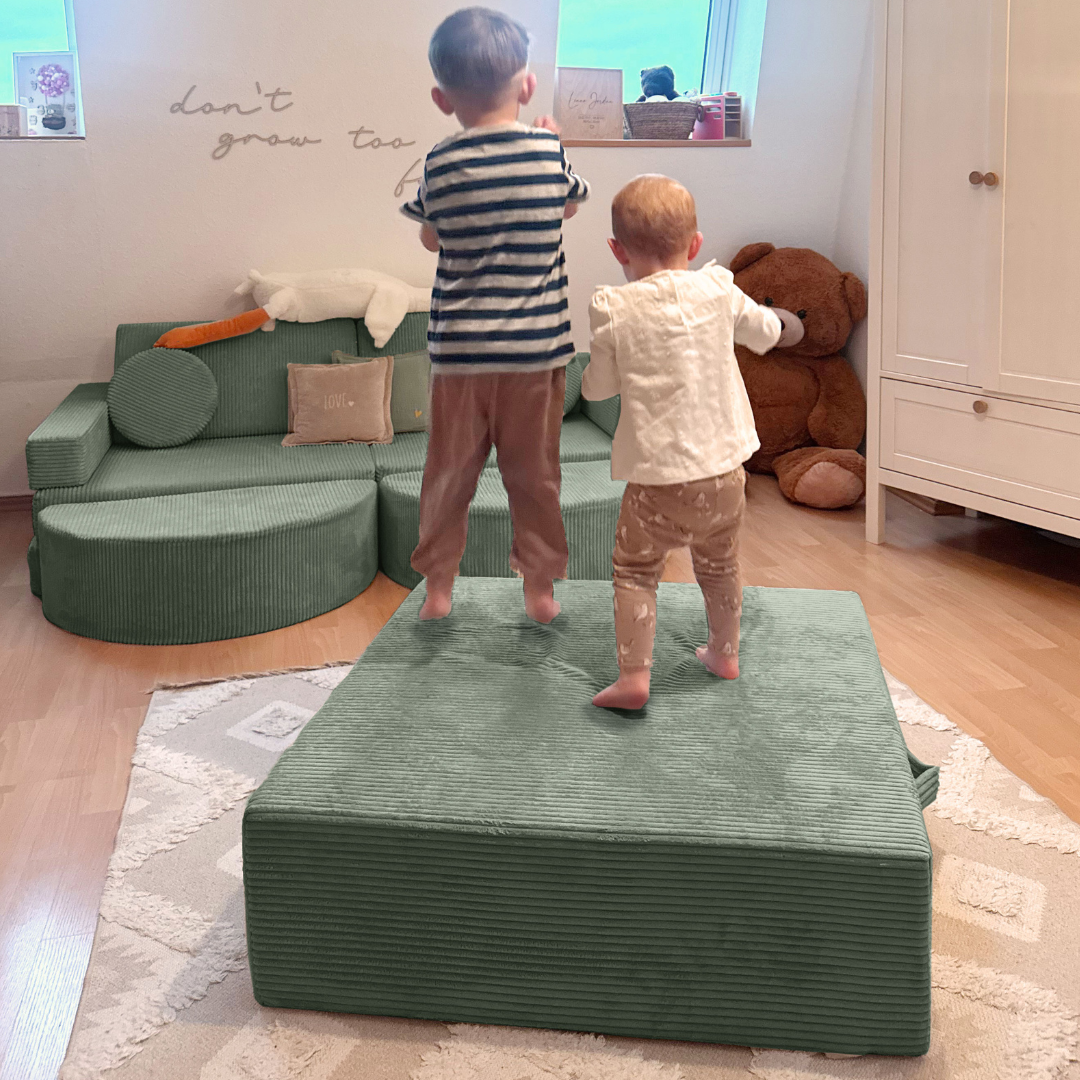Design4Kids XXL Hüpfpolster Cord Grande - 86x86 cm
