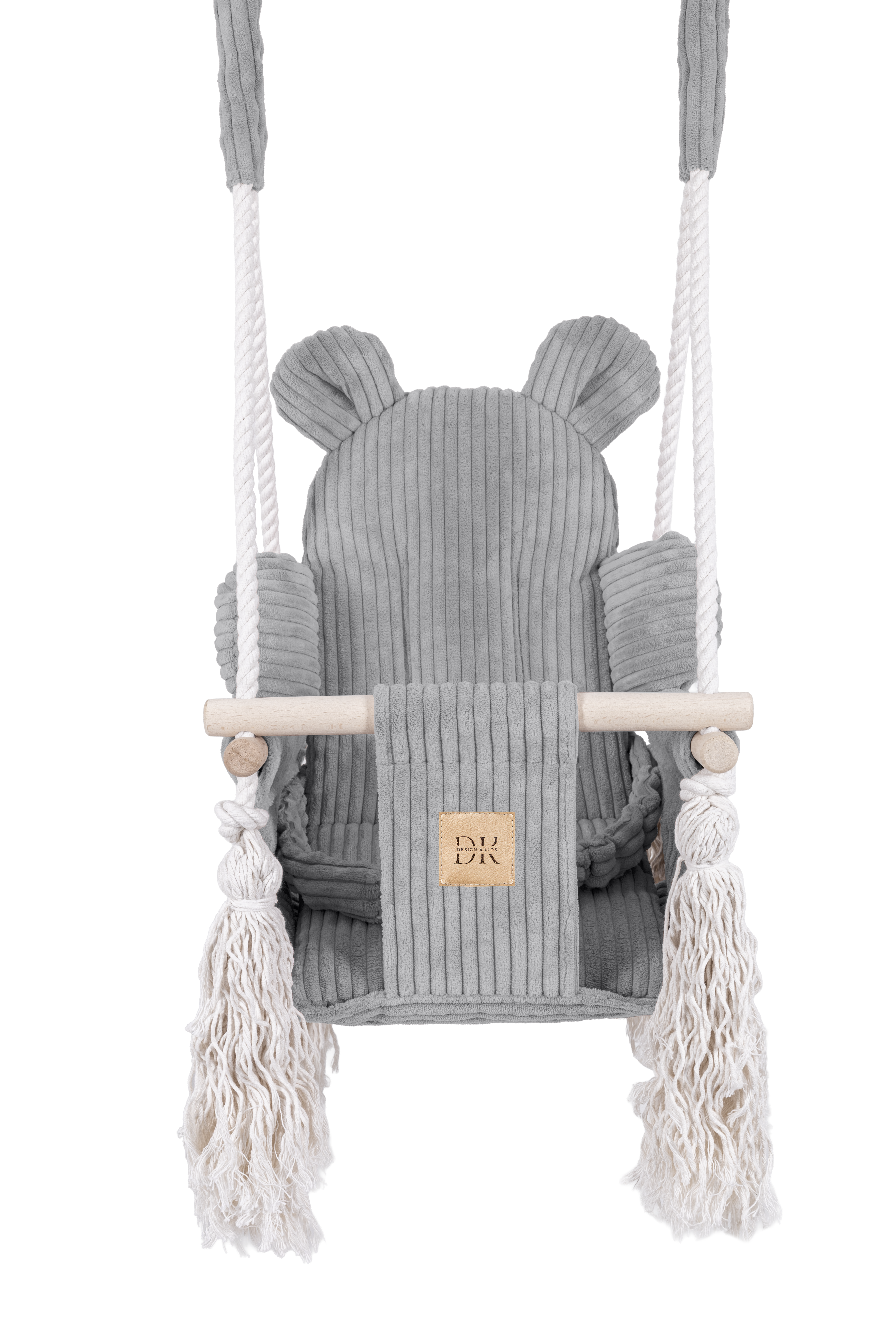 Design4Kids Babyschaukel Cord Grande - cloudy grey