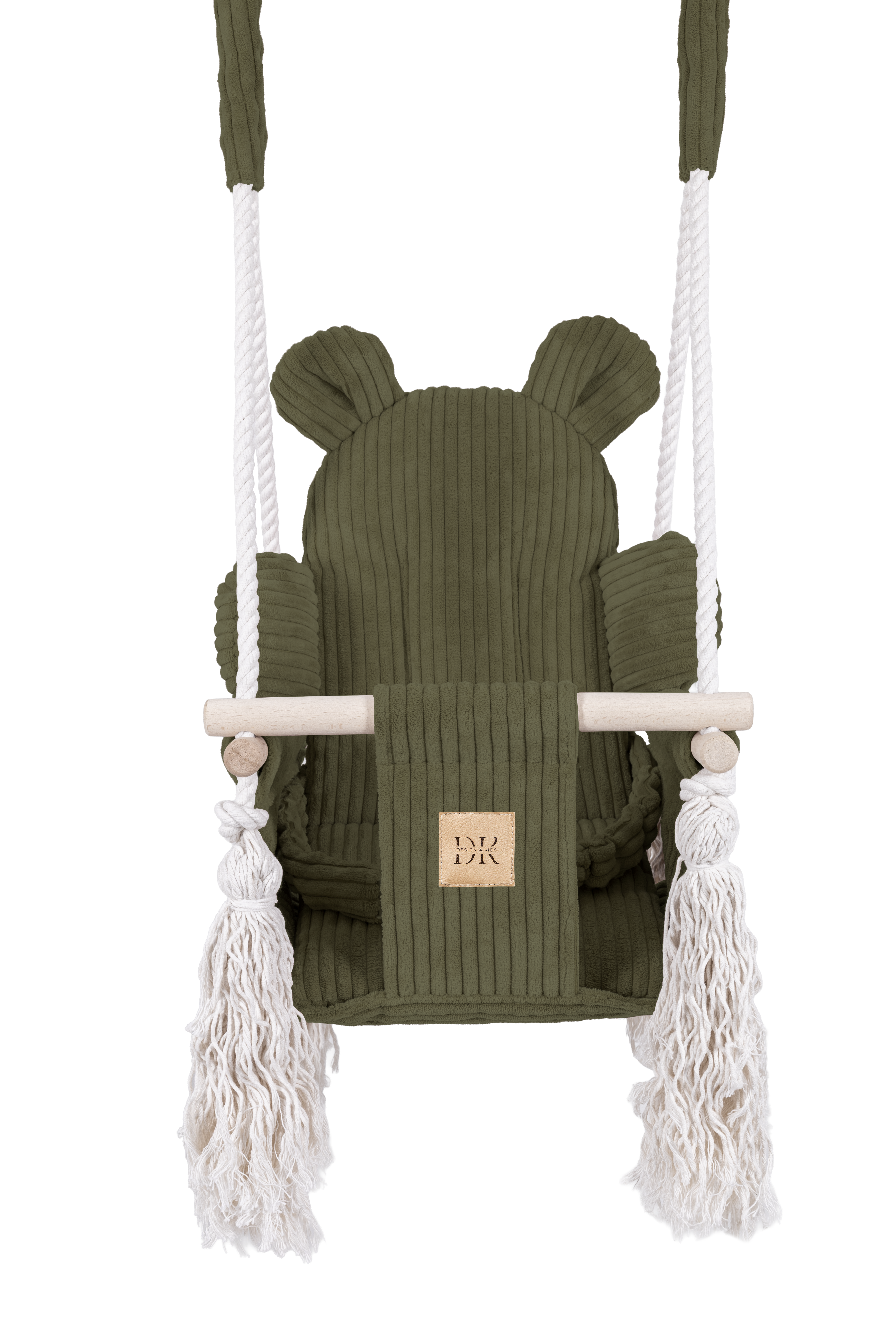 Design4Kids Babyschaukel Cord Grande - pine olive
