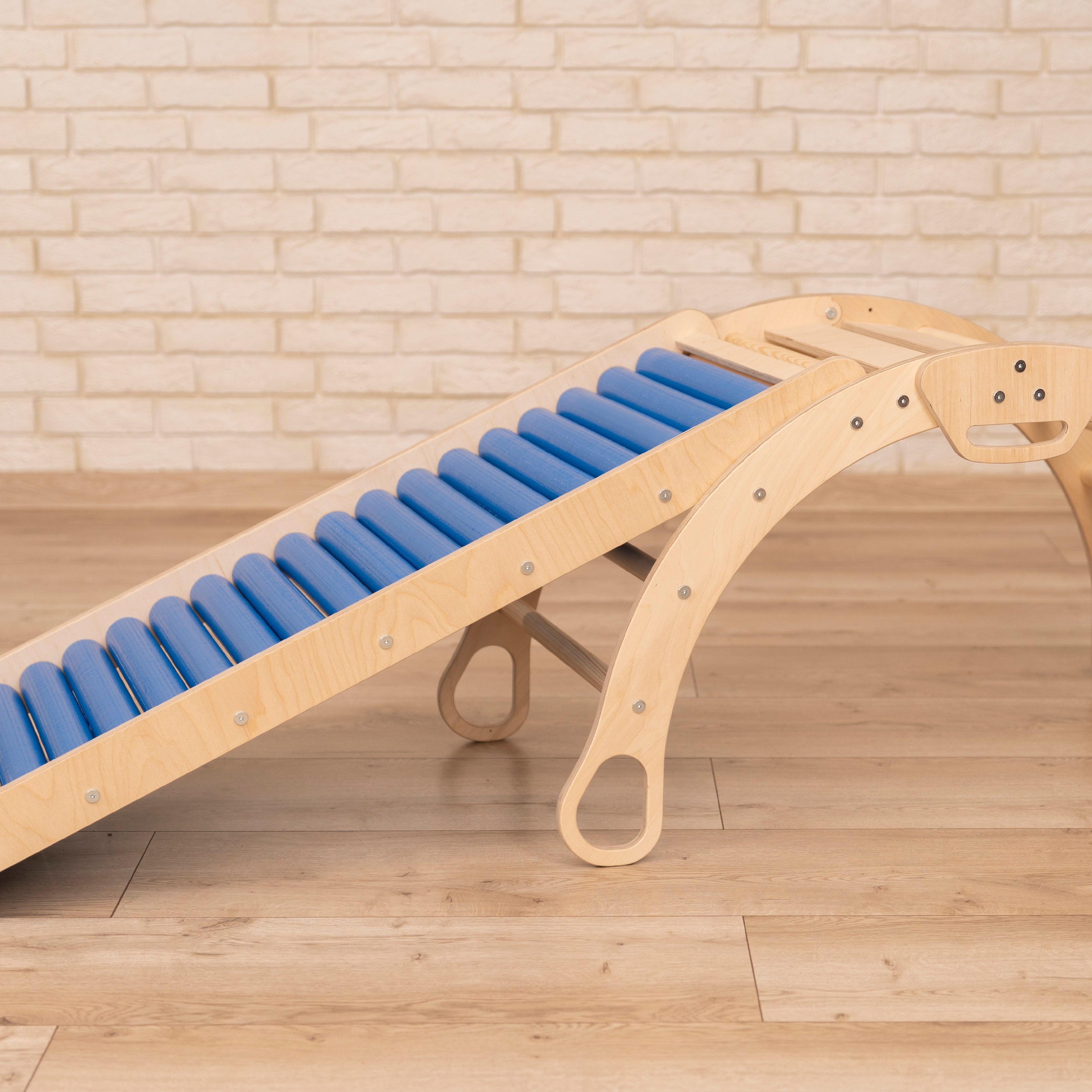 Design4Kids 2-in-1 Montessori Kletterset - Kletterbogen mit Rollenrutsche