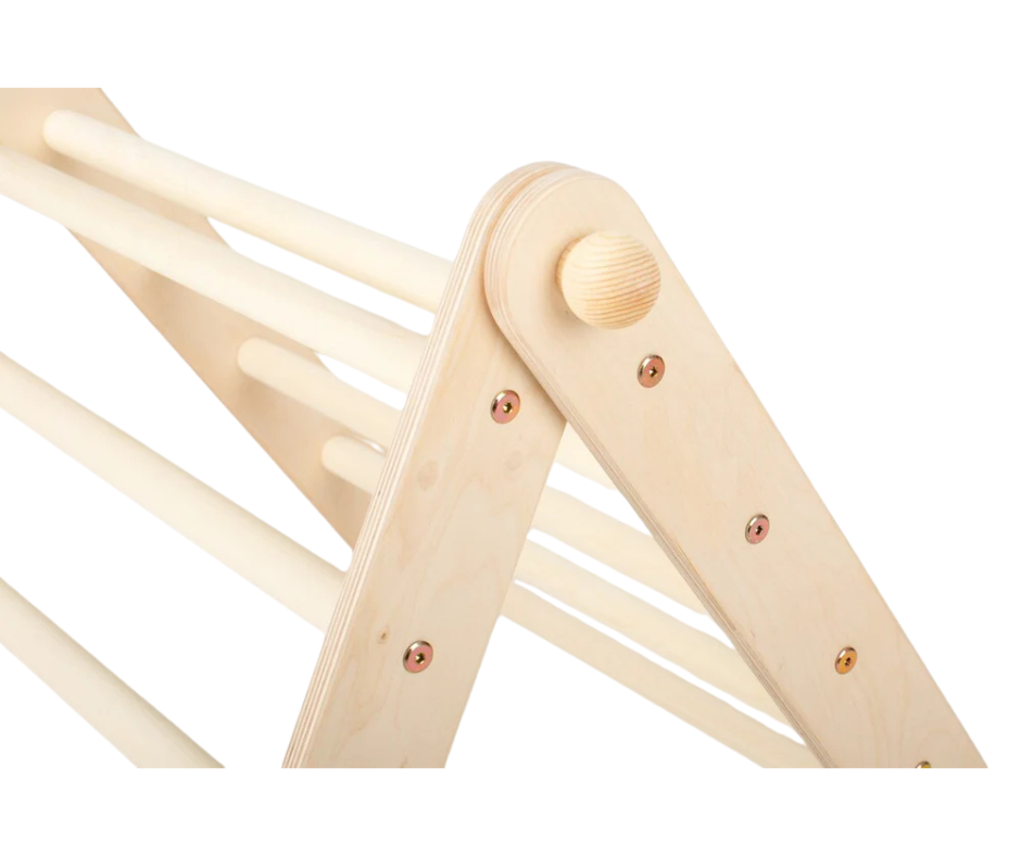 Design4Kids Montessori Kletterset Galagos - Pikler Kletterdreieck mit Rutsche und Kletterbogen