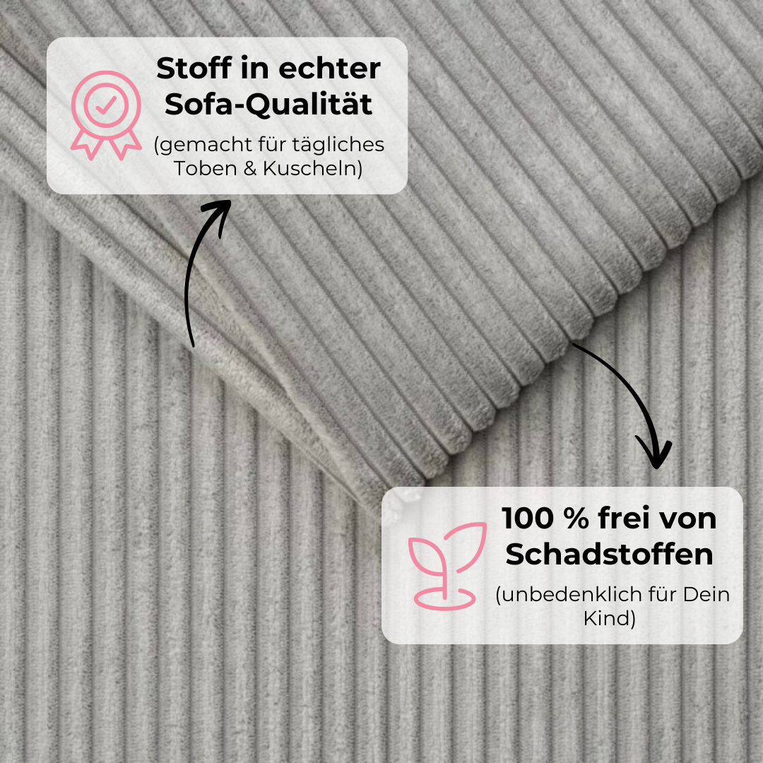 Design4Kids XXL Spielsofa Cord Grande