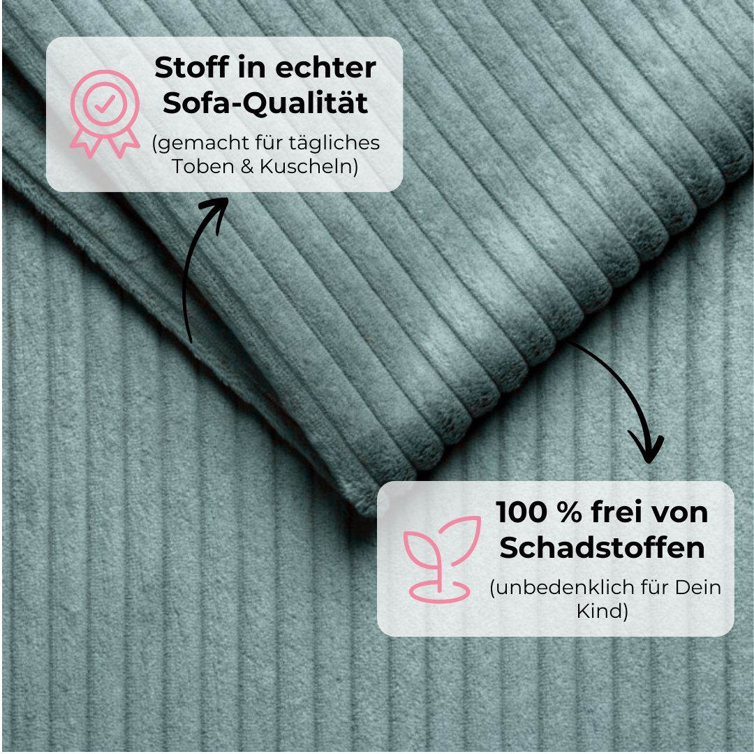 Design4Kids XXL Spielsofa Cord Grande