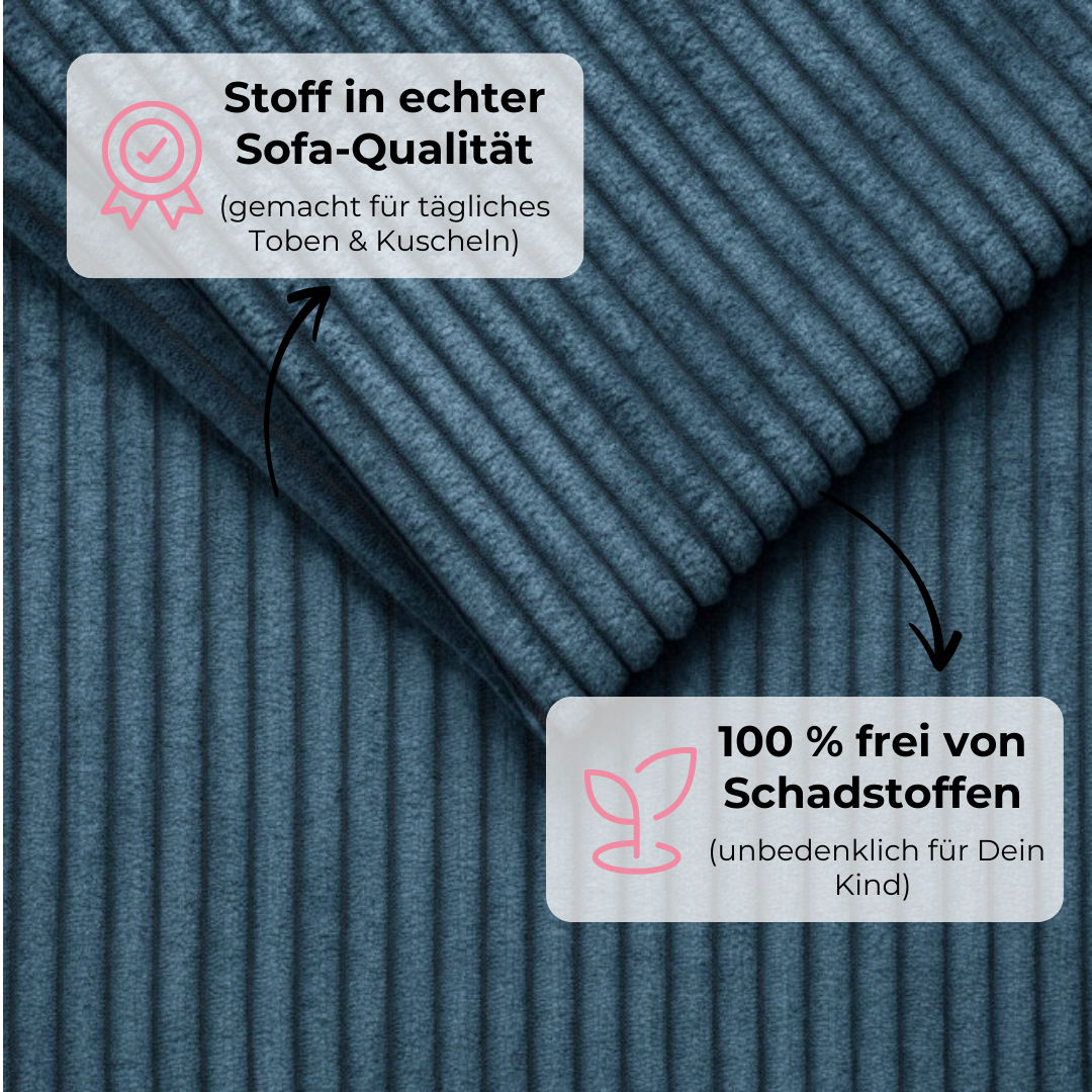 Design4Kids XXL Spielsofa Cord Grande
