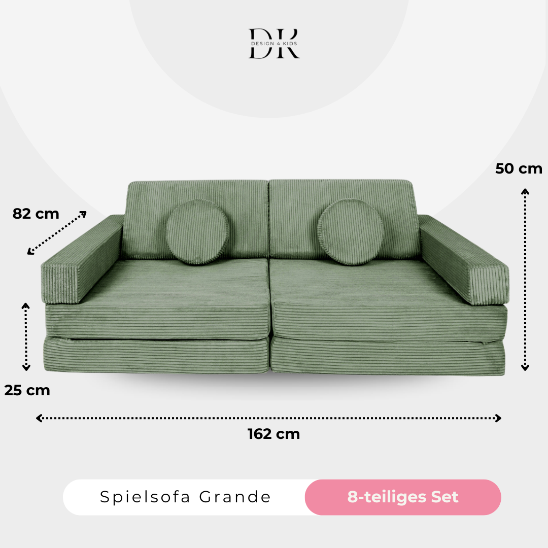 Design4Kids Spielsofa Cord Grande