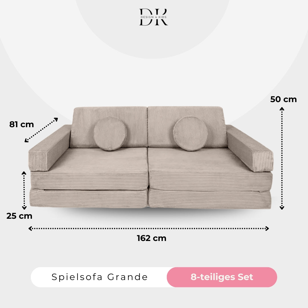 Design4Kids Spielsofa Cord Grande