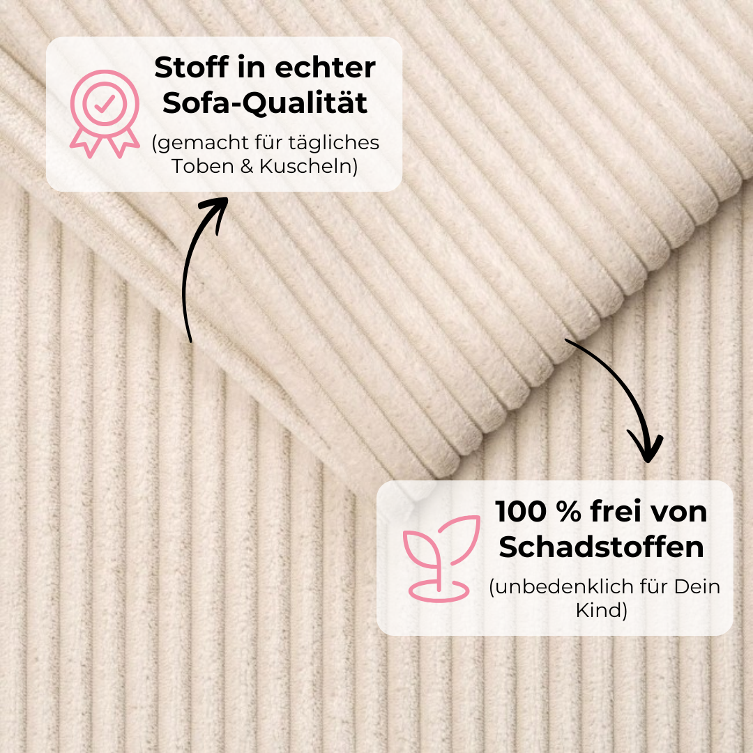 Design4Kids XXL Spielsofa Cord Grande