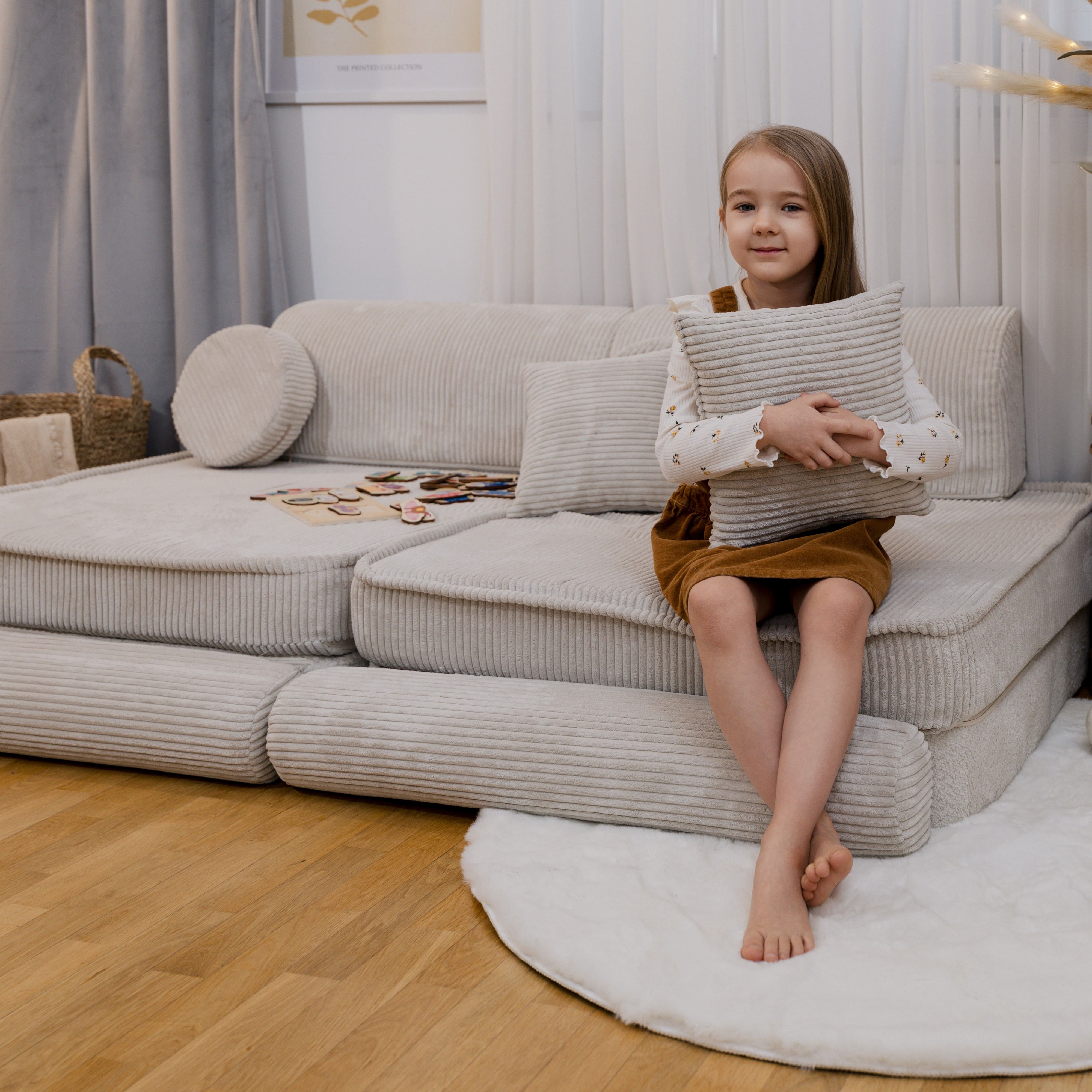 Design4Kids Spielsofa Jewel Cord