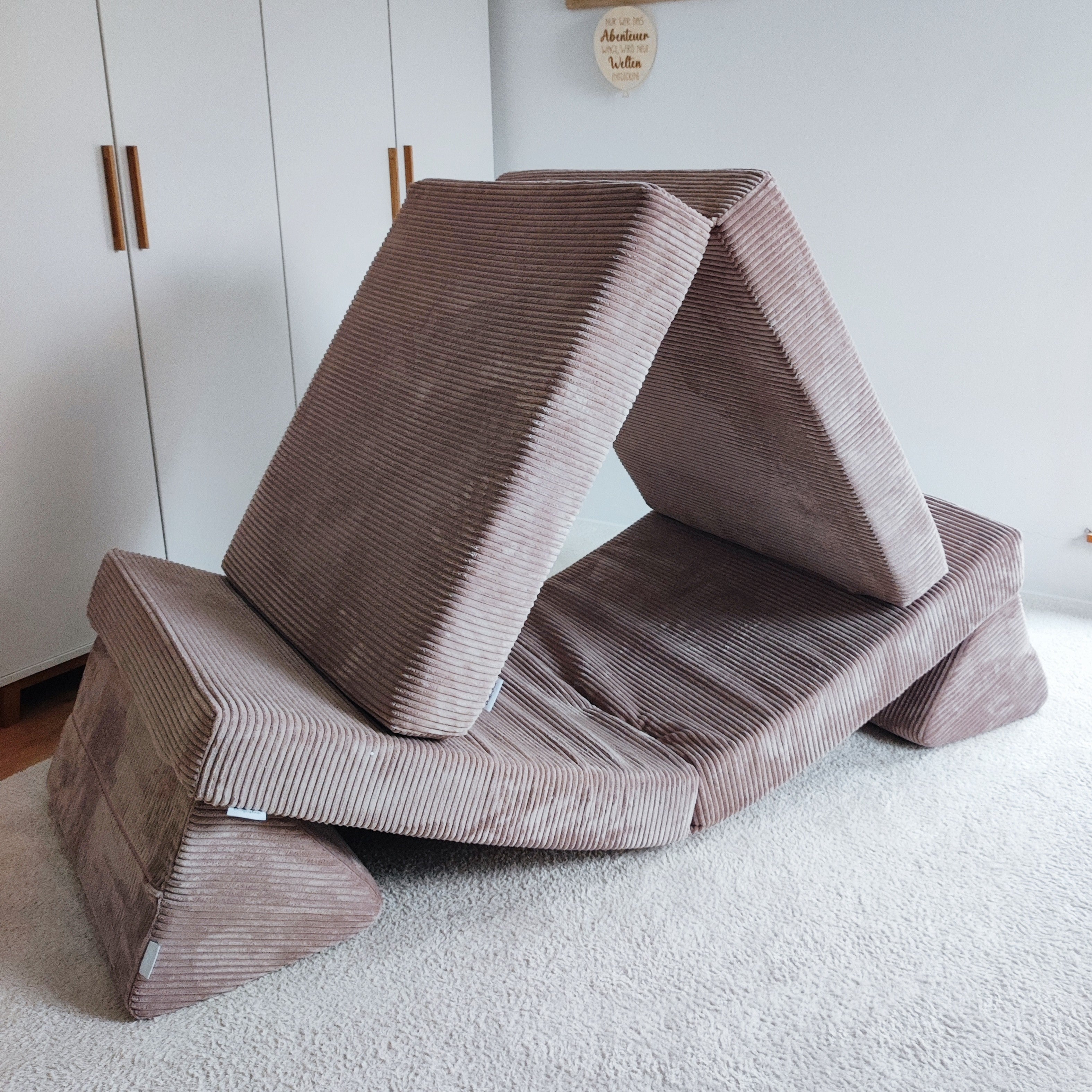 Design4Kids Spielsofa Cord Mini Grande Classic