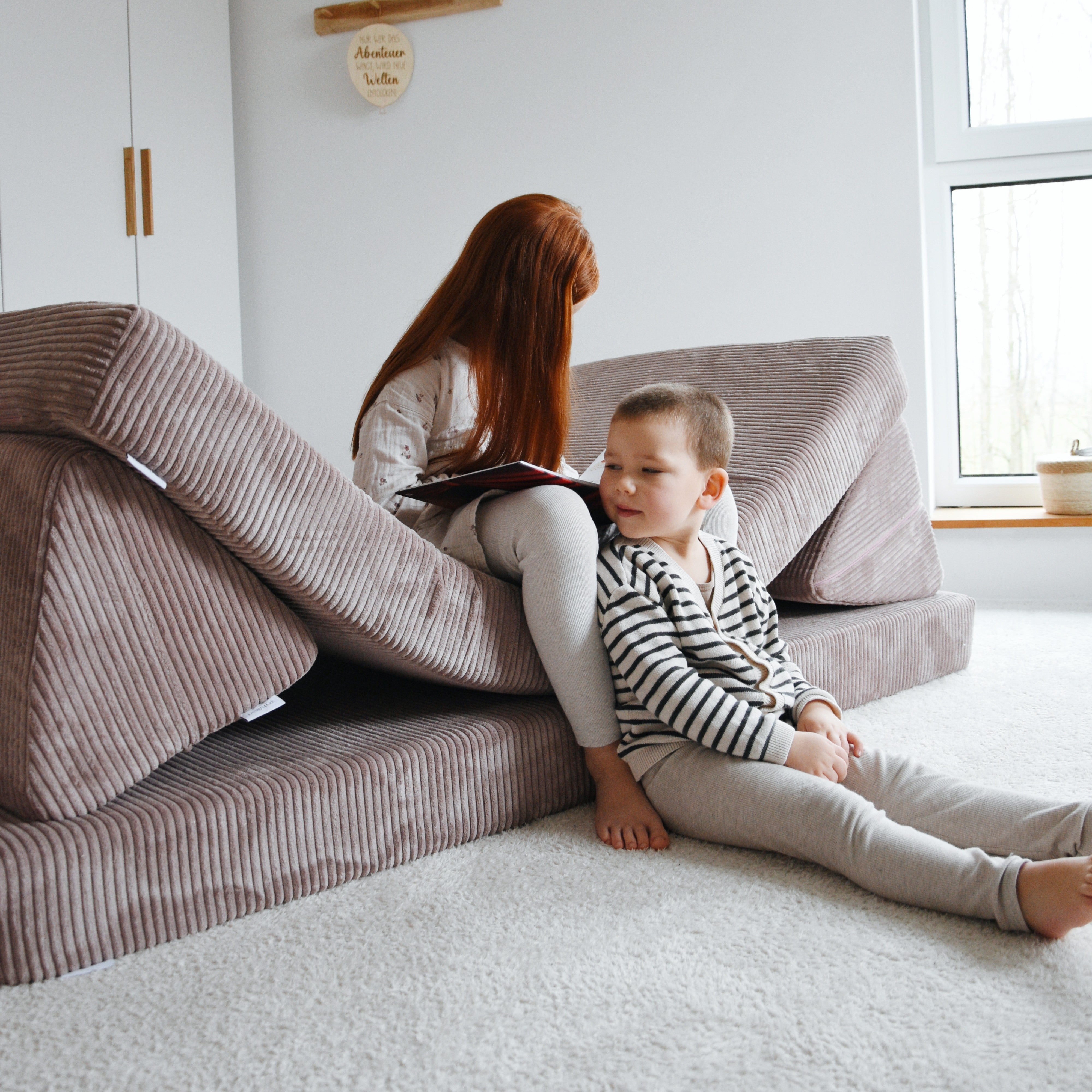 Design4Kids XXL Spielsofa Cord Grande Classic