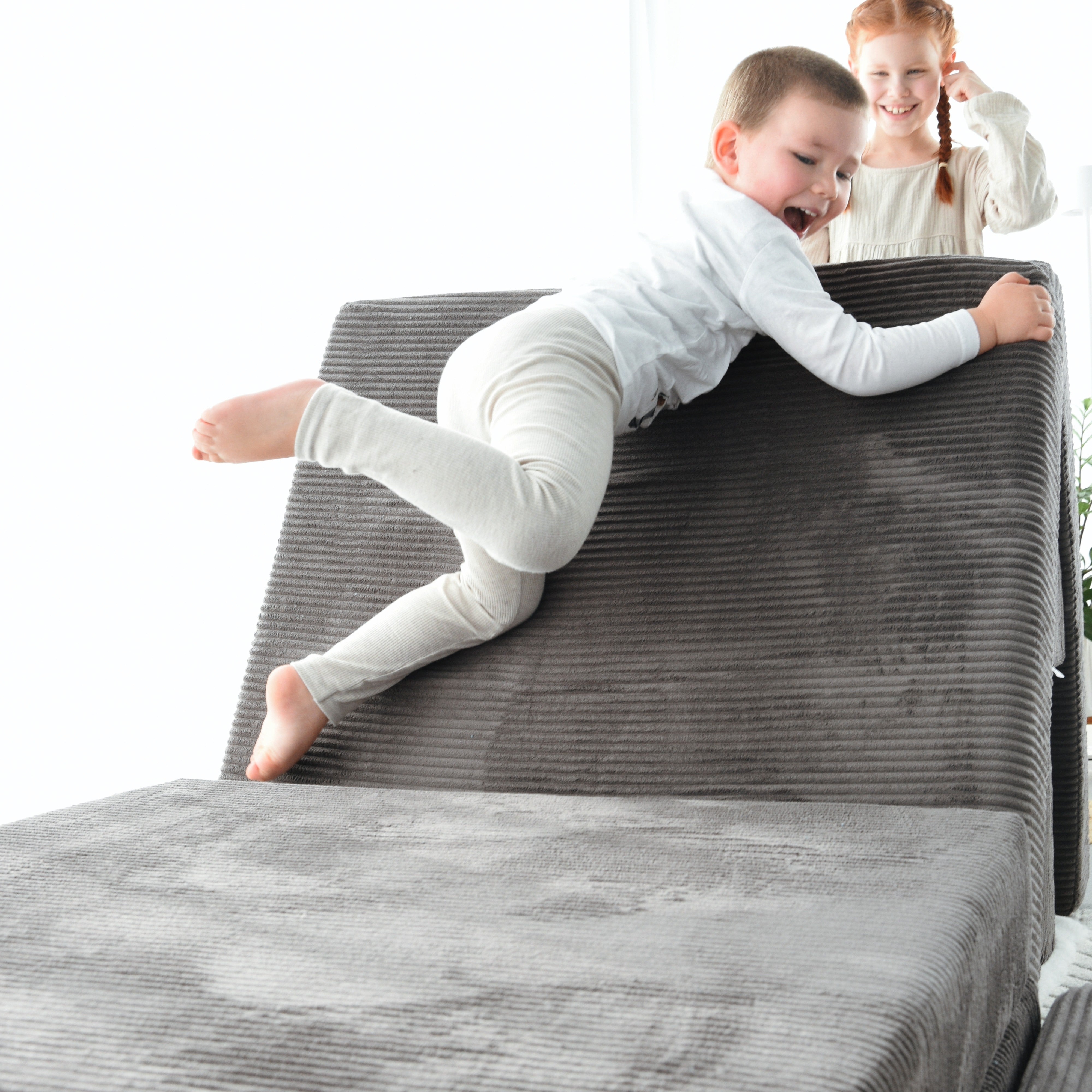Design4Kids XXL Spielsofa Cord Grande Classic - smokey taupe