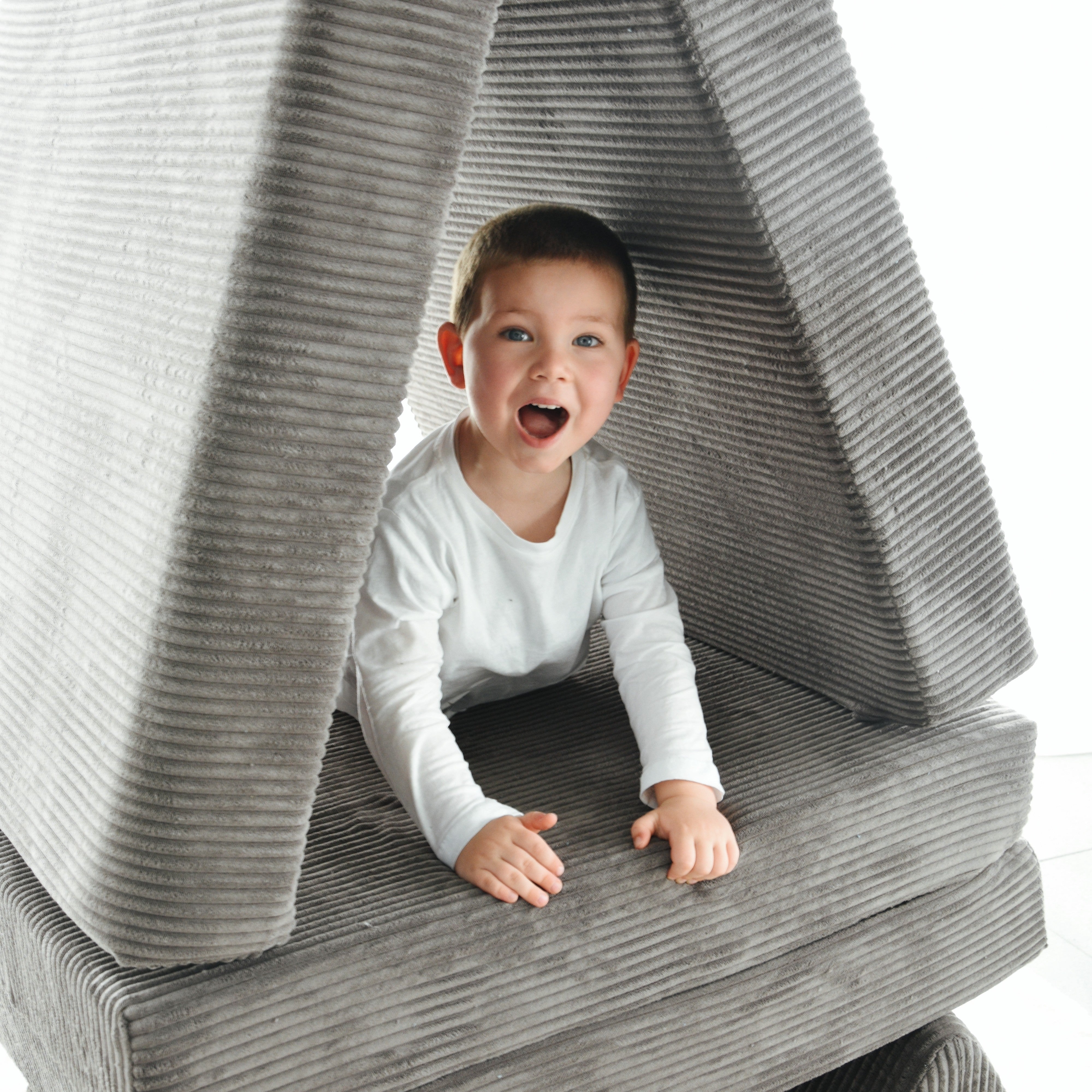 Design4Kids XXL Spielsofa Cord Grande Classic - smokey taupe