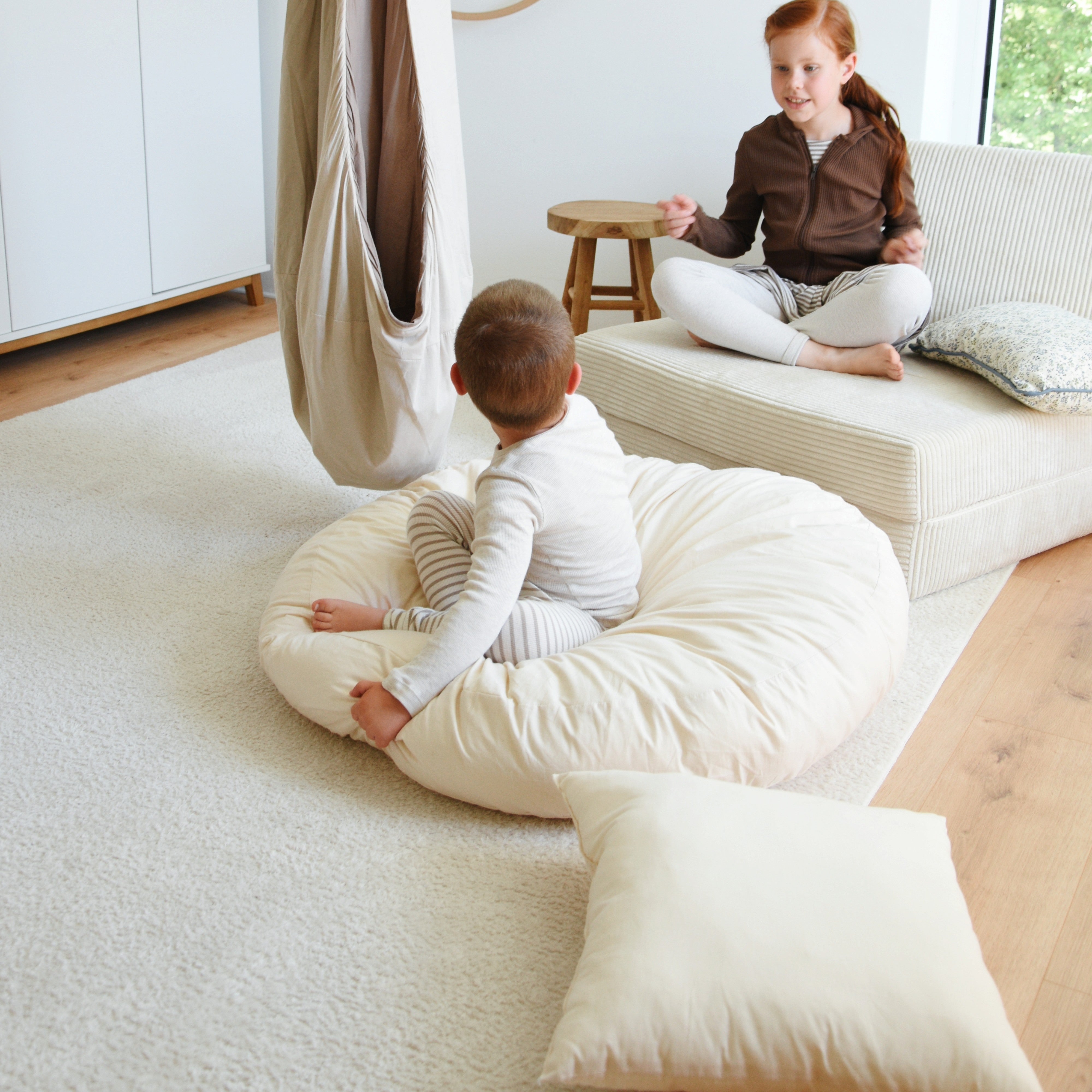 Design4Kids Hängesessel Cocoon Caramel Marshmallow - beige