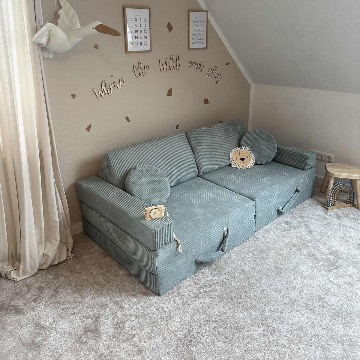 Design4Kids Spielsofa Cord Grande