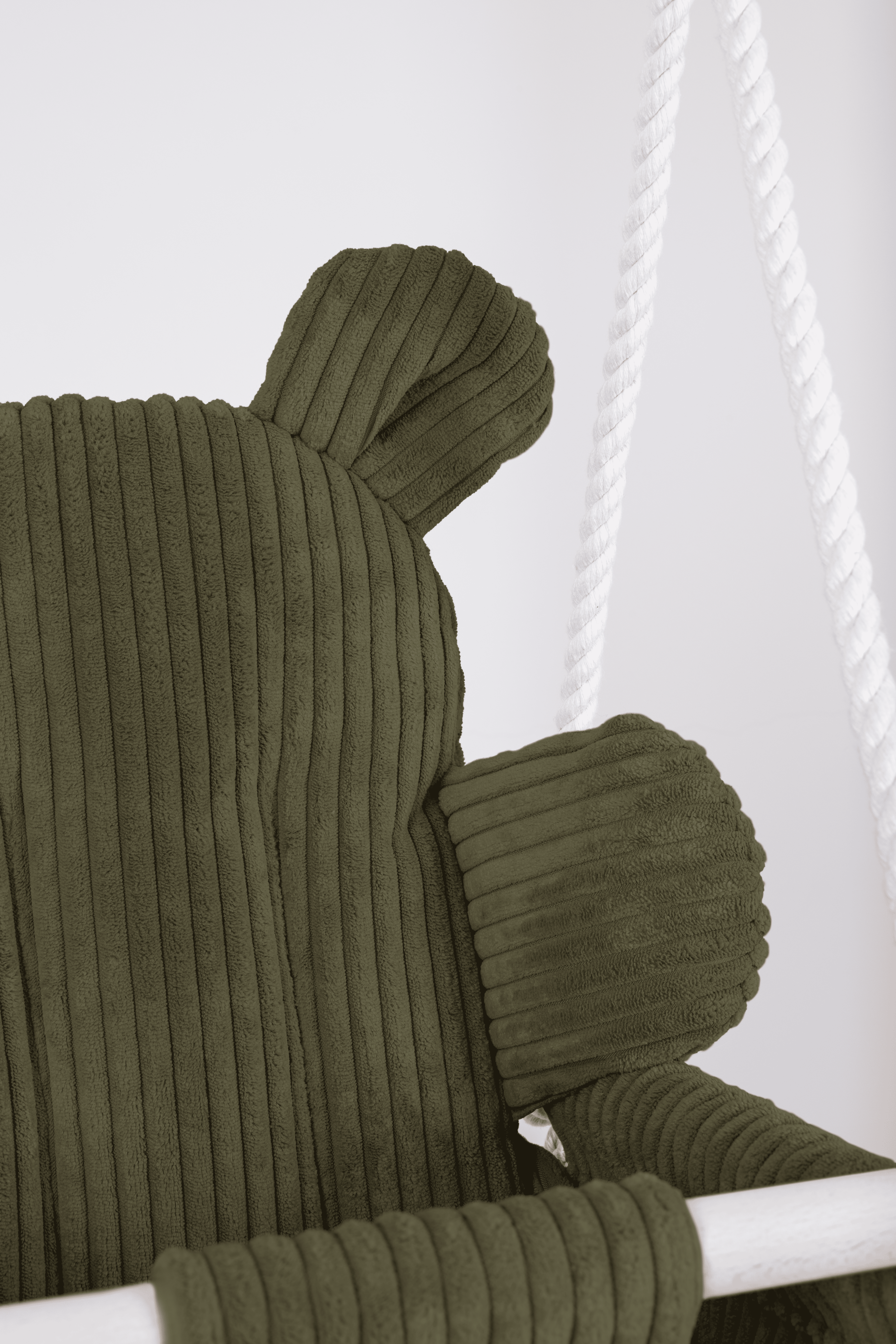 Design4Kids Babyschaukel Cord Grande - pine olive