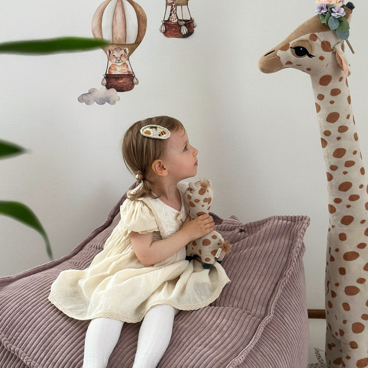 Design4Kids Kindersessel Jewel Cord eckig