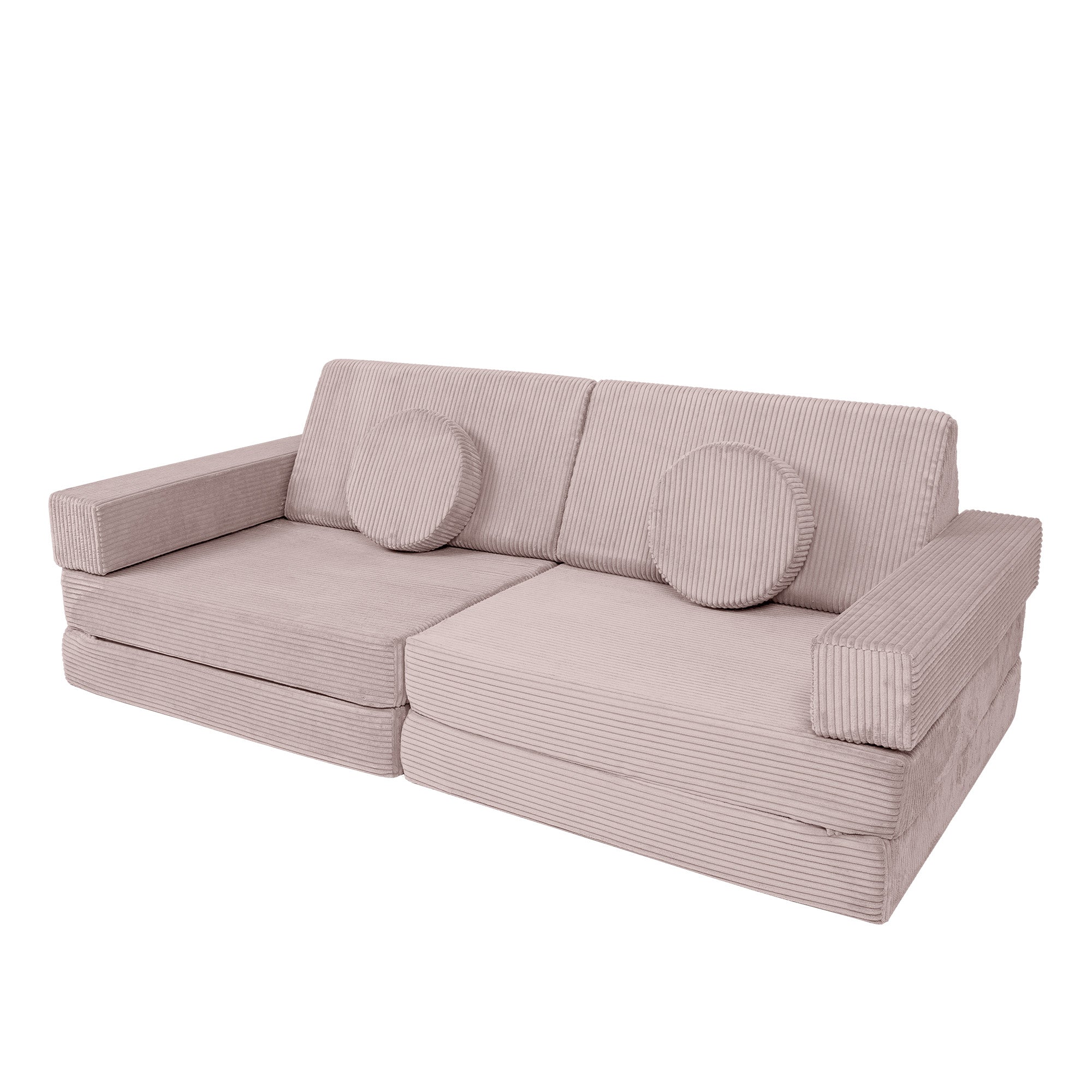 Design4Kids XXL Spielsofa Cord Grande - vintage rose