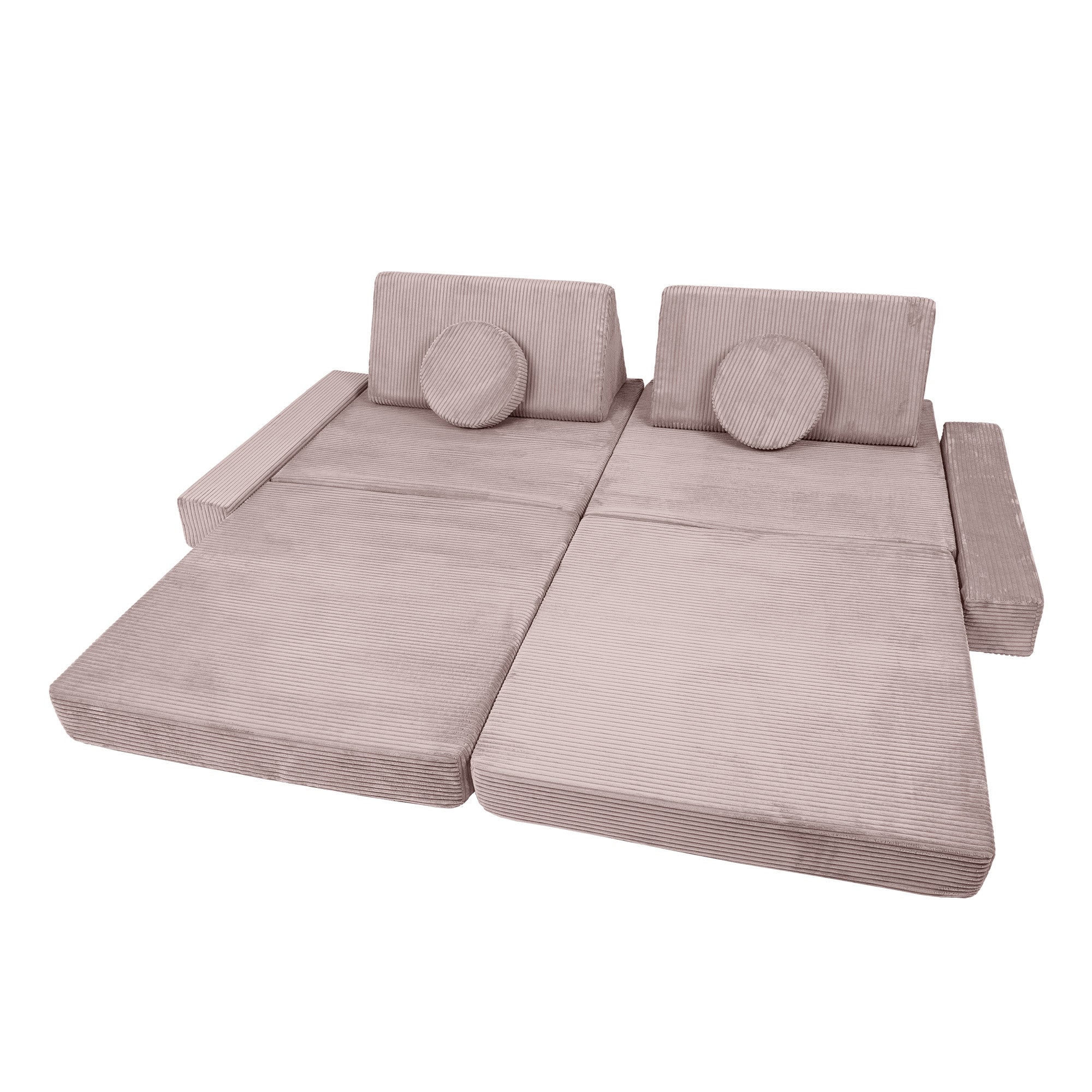 Design4Kids XXL Spielsofa Cord Grande - vintage rose