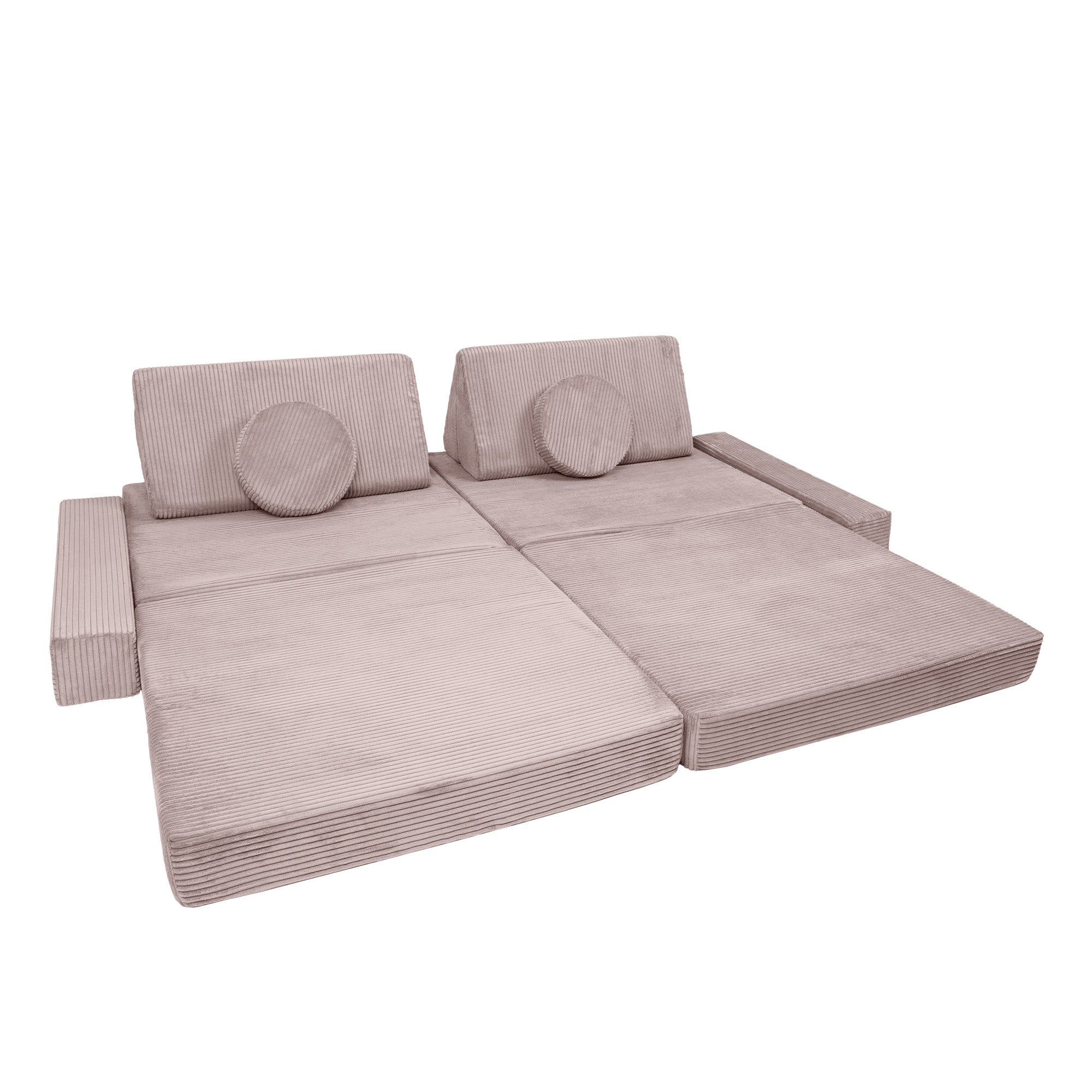Design4Kids XXL Spielsofa Cord Grande - vintage rose