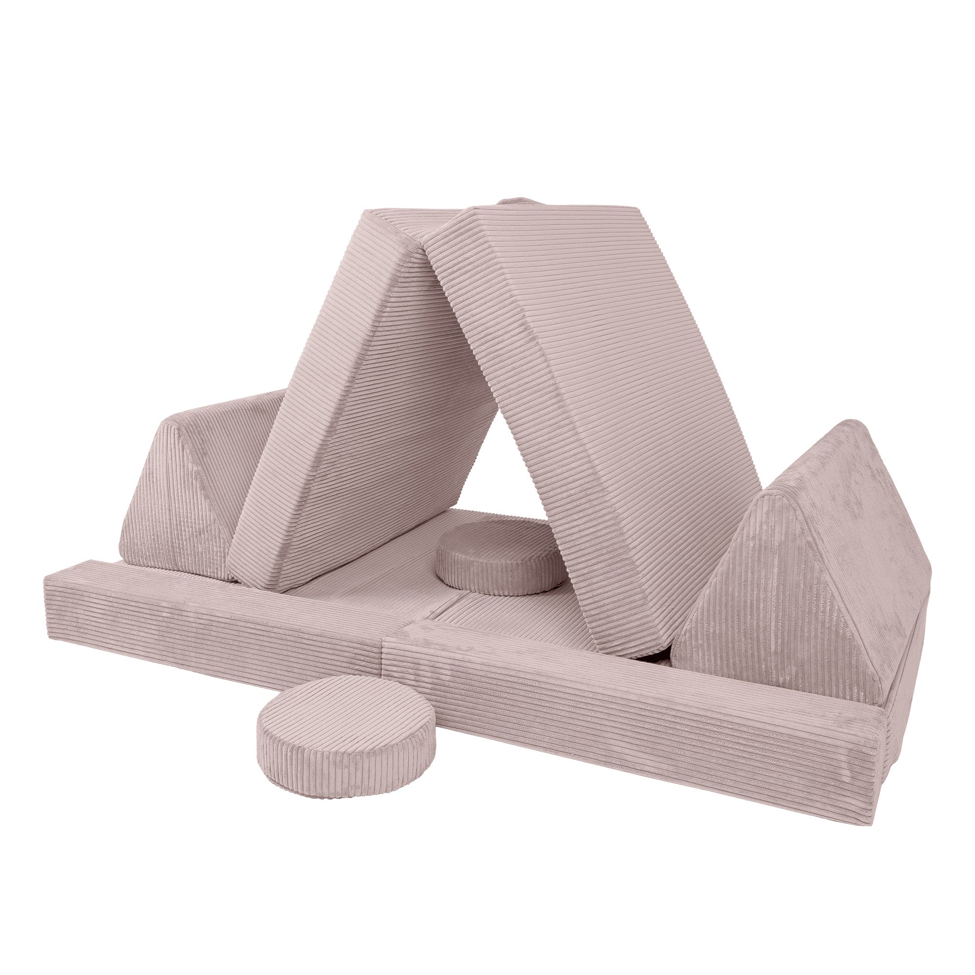 Design4Kids XXL Spielsofa Cord Grande - vintage rose