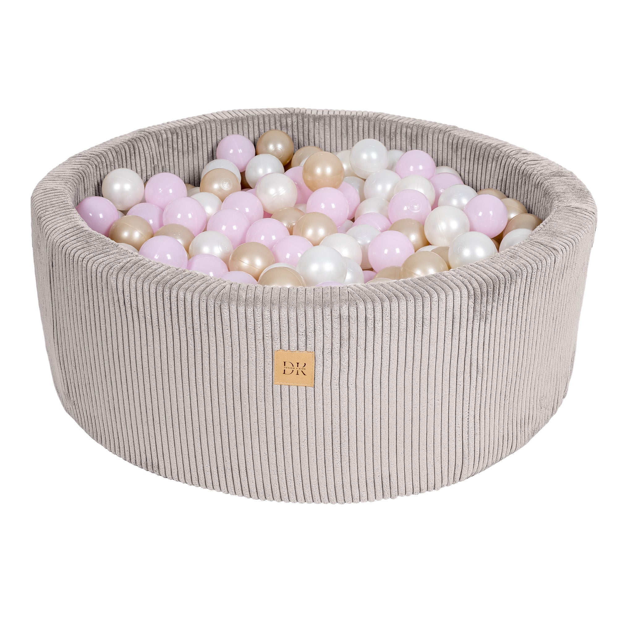 Design4Kids Bällebad Jewel 90x30cm Cord, 200 Bälle - eigene Farbauswahl