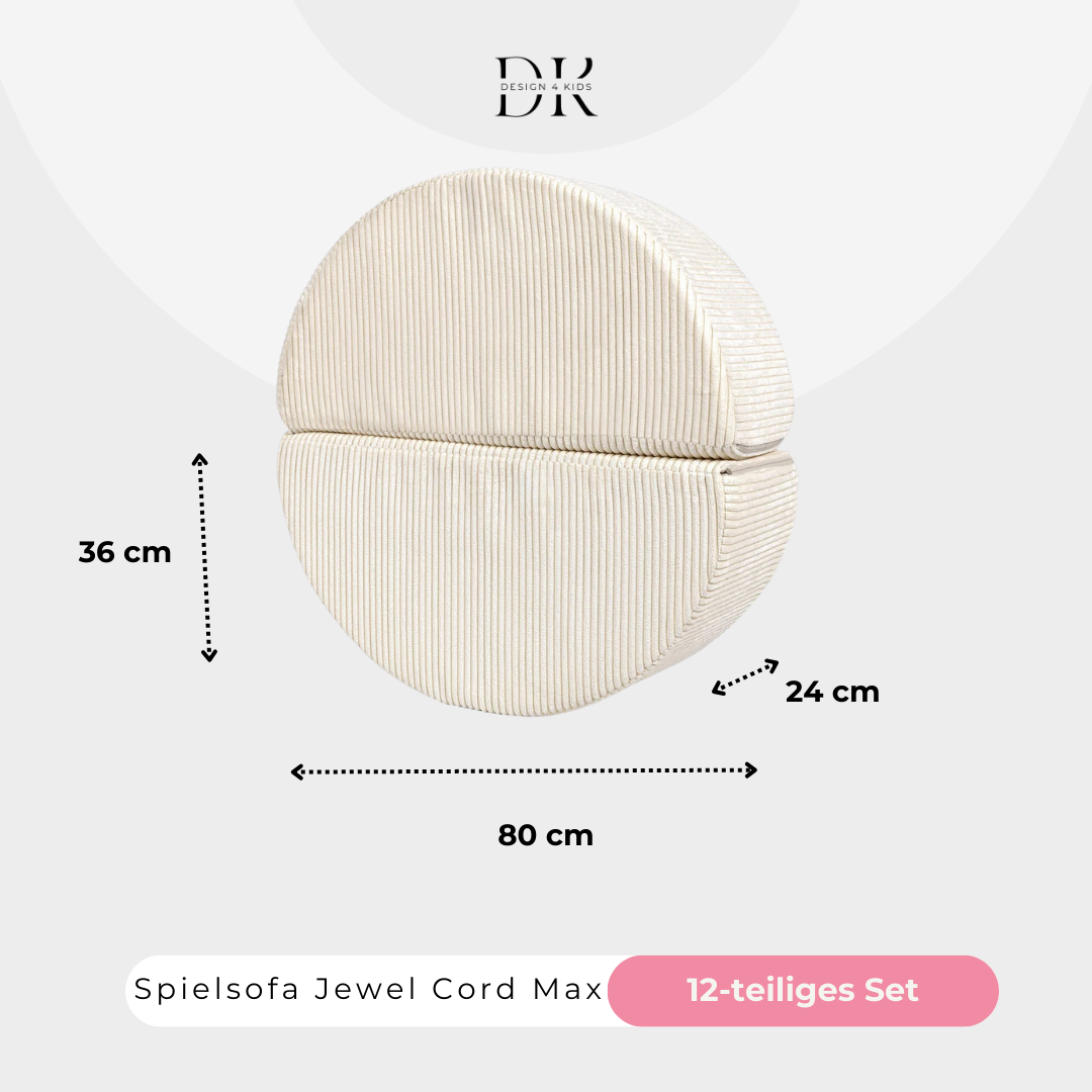 Design4Kids Spielsofa Jewel Max Cord