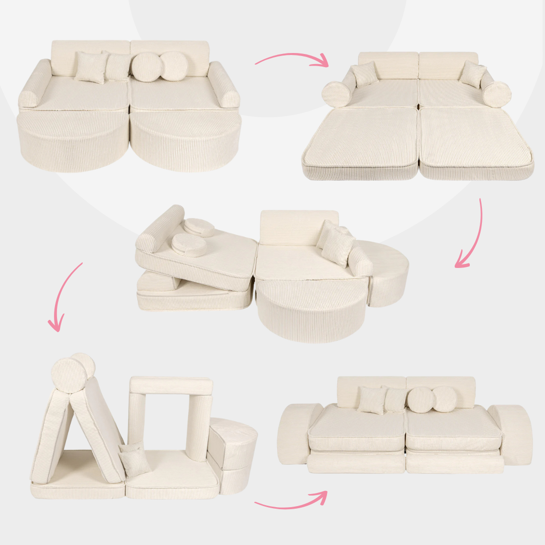 Design4Kids Spielsofa Jewel Max Cord