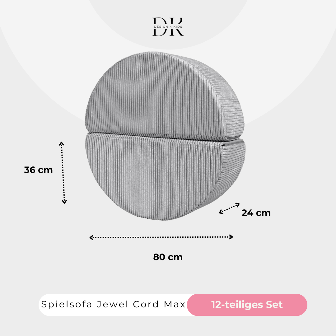 Design4Kids Spielsofa Jewel Max Cord