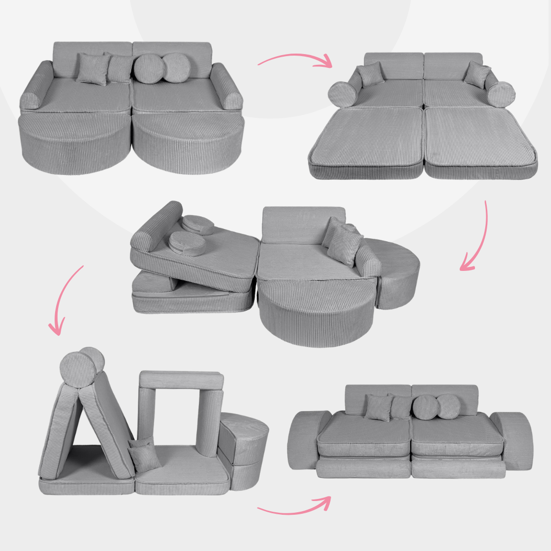 Design4Kids Spielsofa Jewel Max Cord